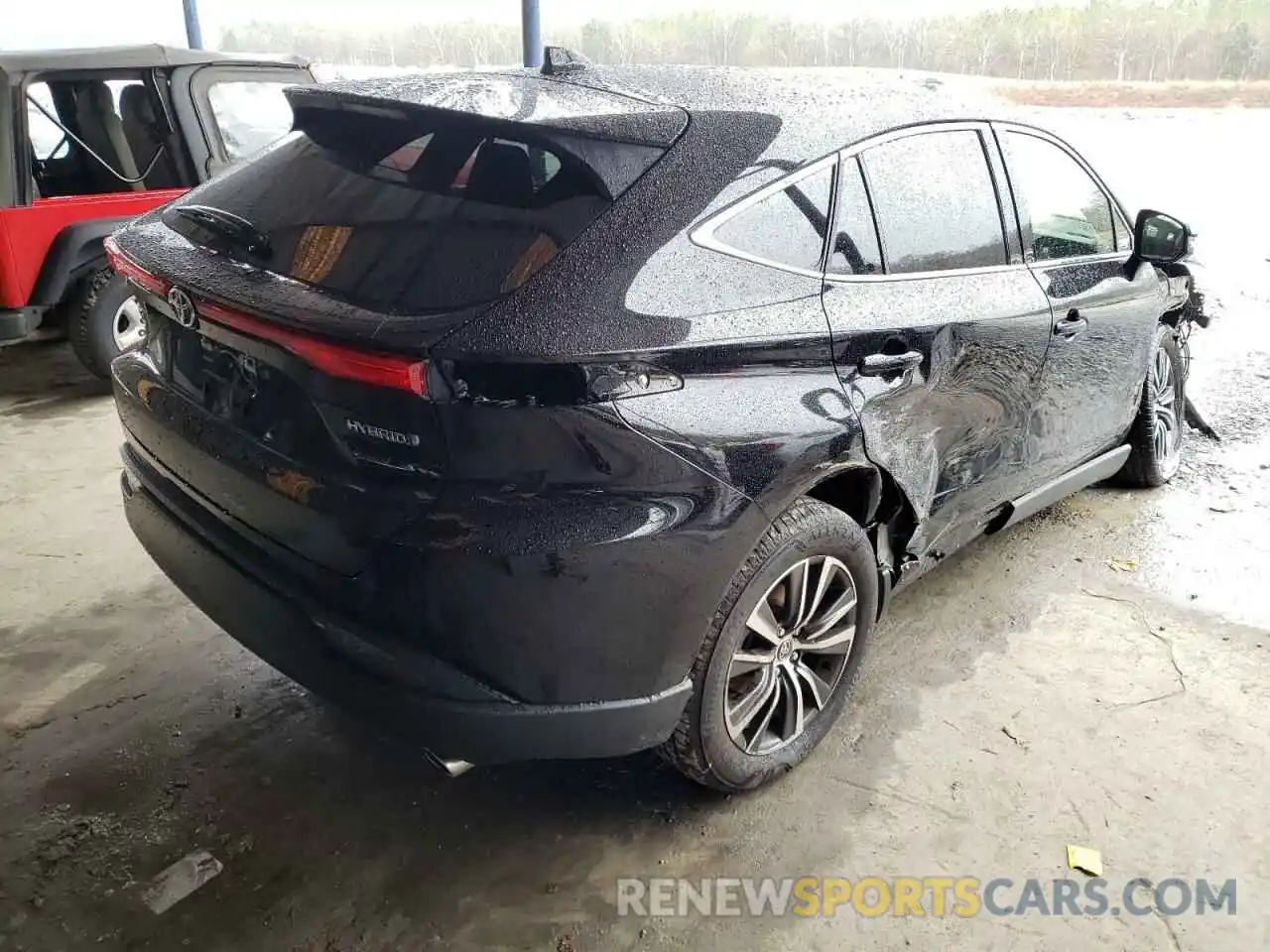 4 Photograph of a damaged car JTEAAAAH1MJ014254 TOYOTA VENZA 2021