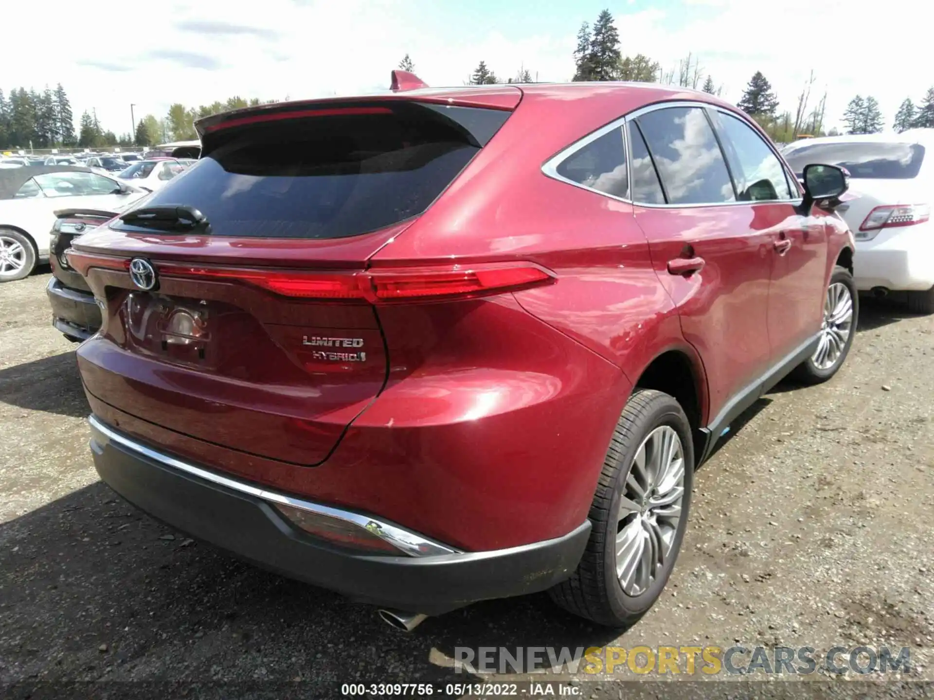 4 Photograph of a damaged car JTEAAAAH1MJ018983 TOYOTA VENZA 2021