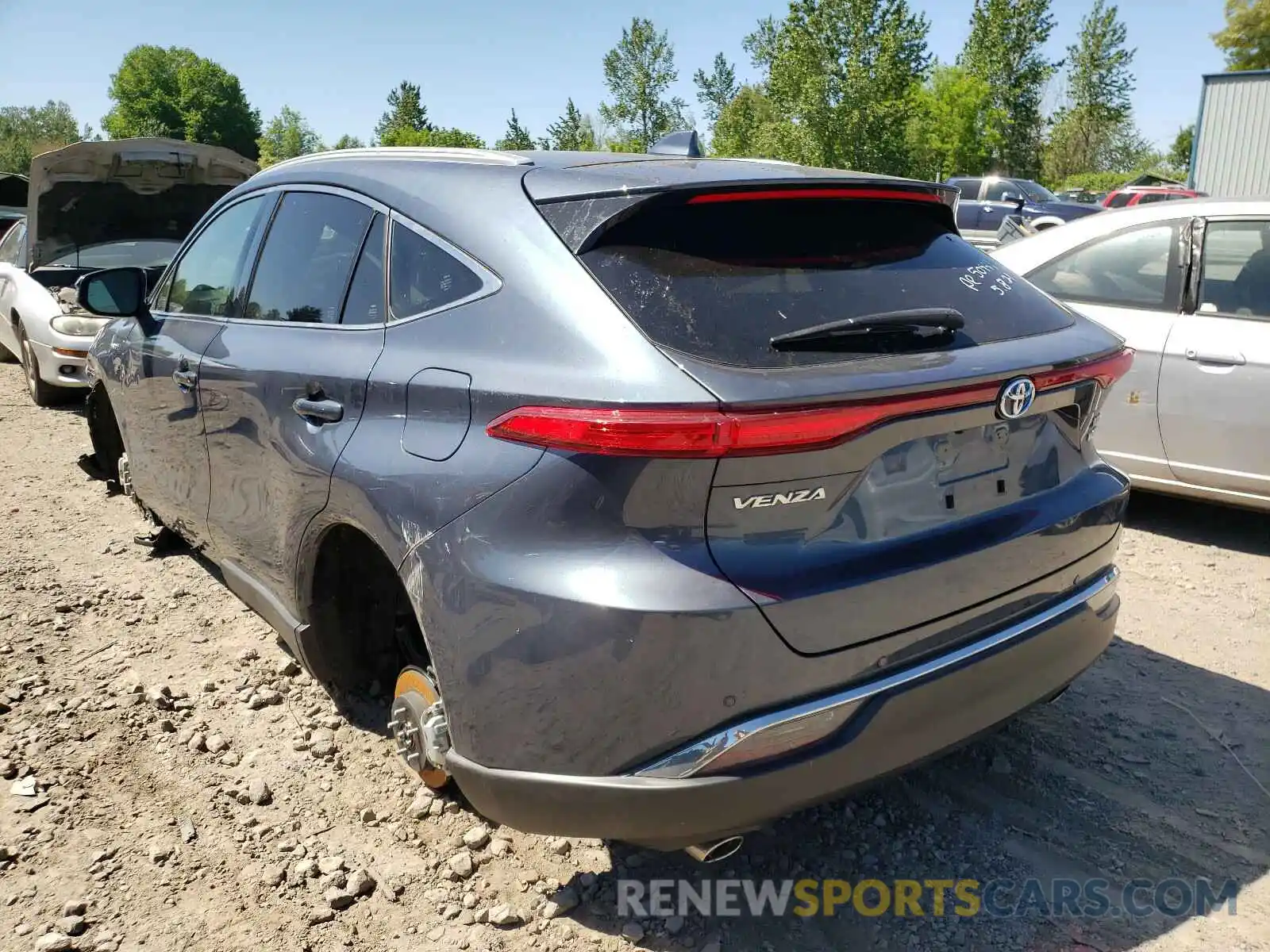 3 Photograph of a damaged car JTEAAAAH1MJ019700 TOYOTA VENZA 2021