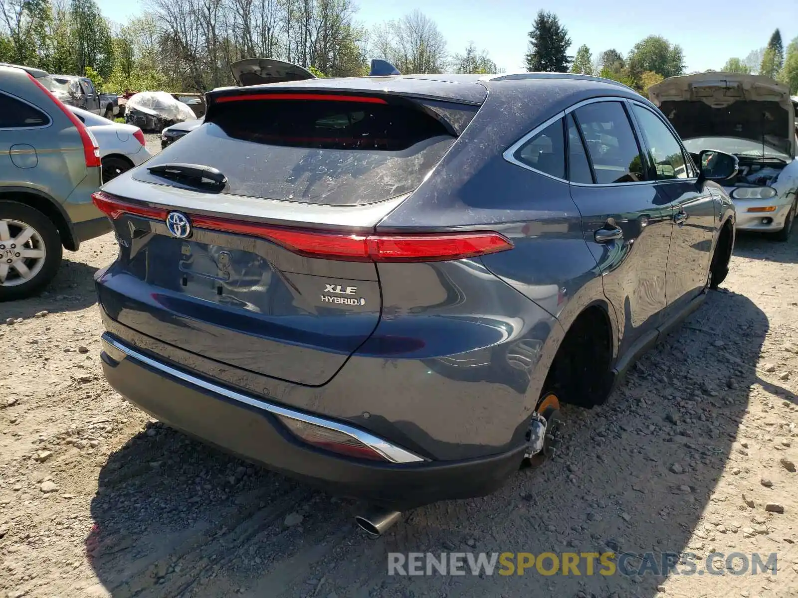 4 Photograph of a damaged car JTEAAAAH1MJ019700 TOYOTA VENZA 2021