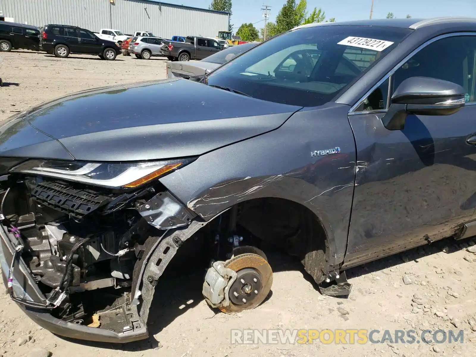 9 Photograph of a damaged car JTEAAAAH1MJ019700 TOYOTA VENZA 2021