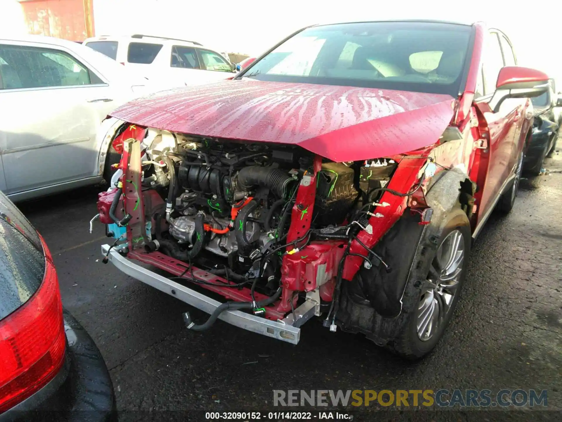 6 Photograph of a damaged car JTEAAAAH1MJ020118 TOYOTA VENZA 2021