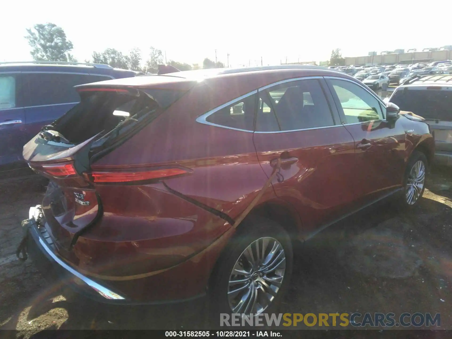 4 Photograph of a damaged car JTEAAAAH1MJ020409 TOYOTA VENZA 2021