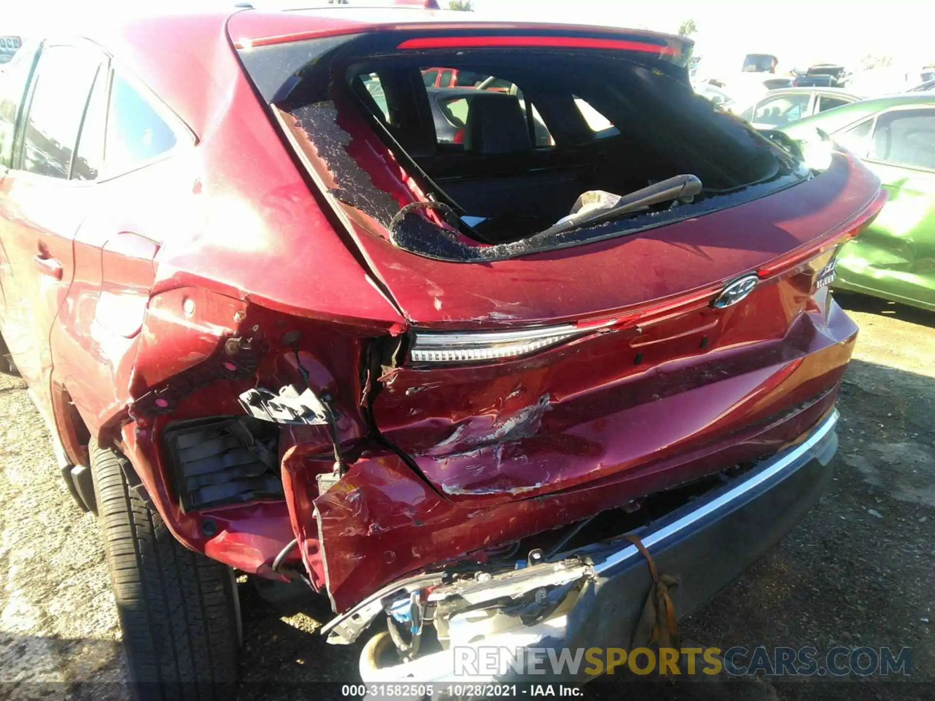 6 Photograph of a damaged car JTEAAAAH1MJ020409 TOYOTA VENZA 2021