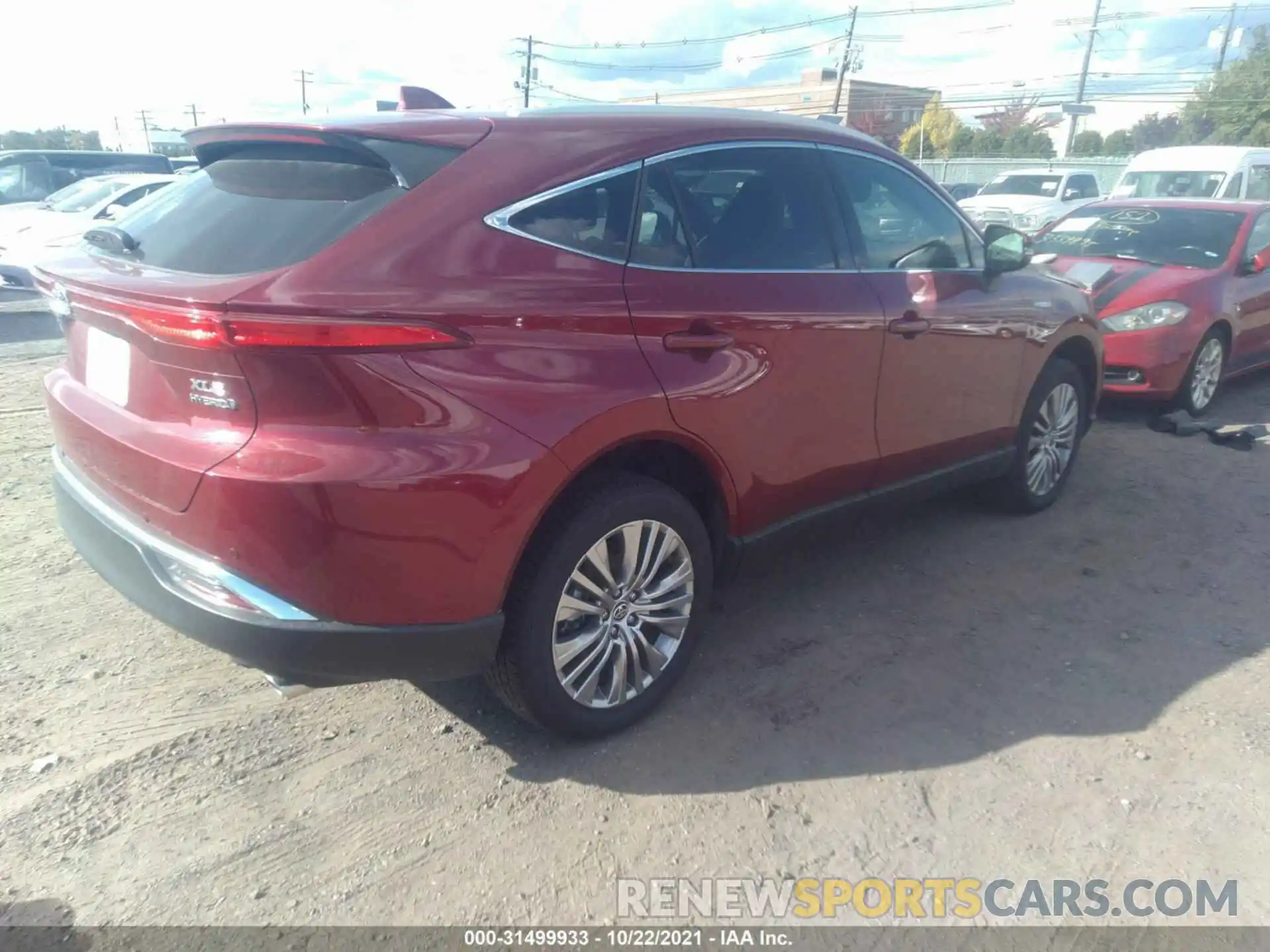 4 Photograph of a damaged car JTEAAAAH1MJ021348 TOYOTA VENZA 2021