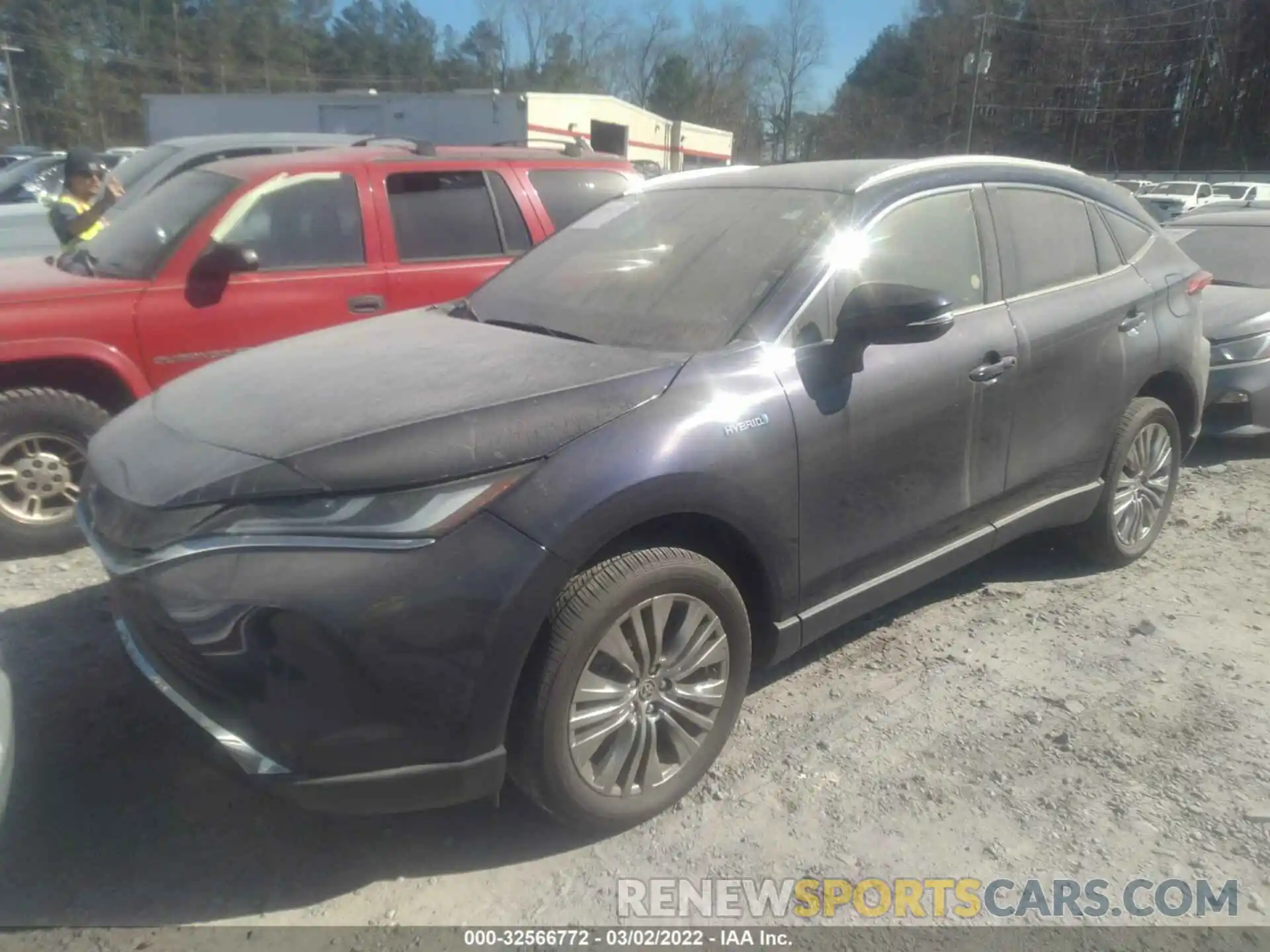 2 Photograph of a damaged car JTEAAAAH1MJ021446 TOYOTA VENZA 2021