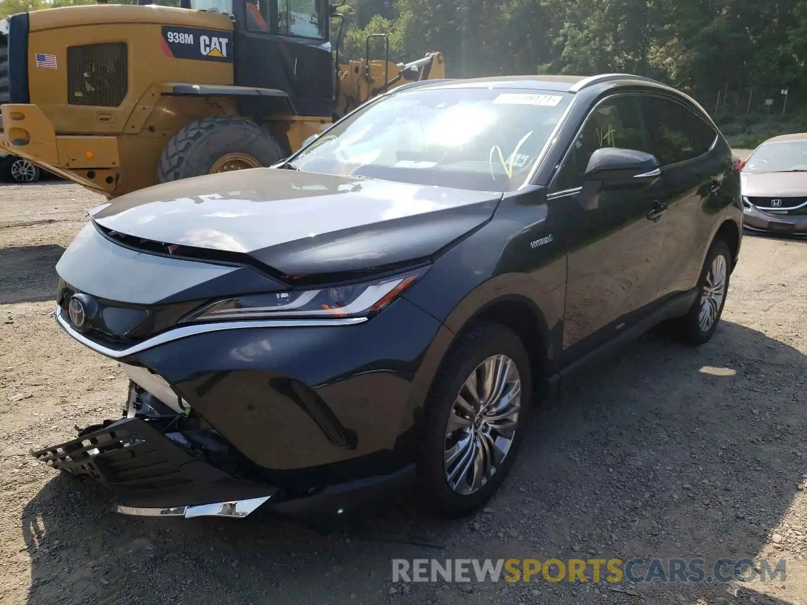 2 Photograph of a damaged car JTEAAAAH1MJ021463 TOYOTA VENZA 2021