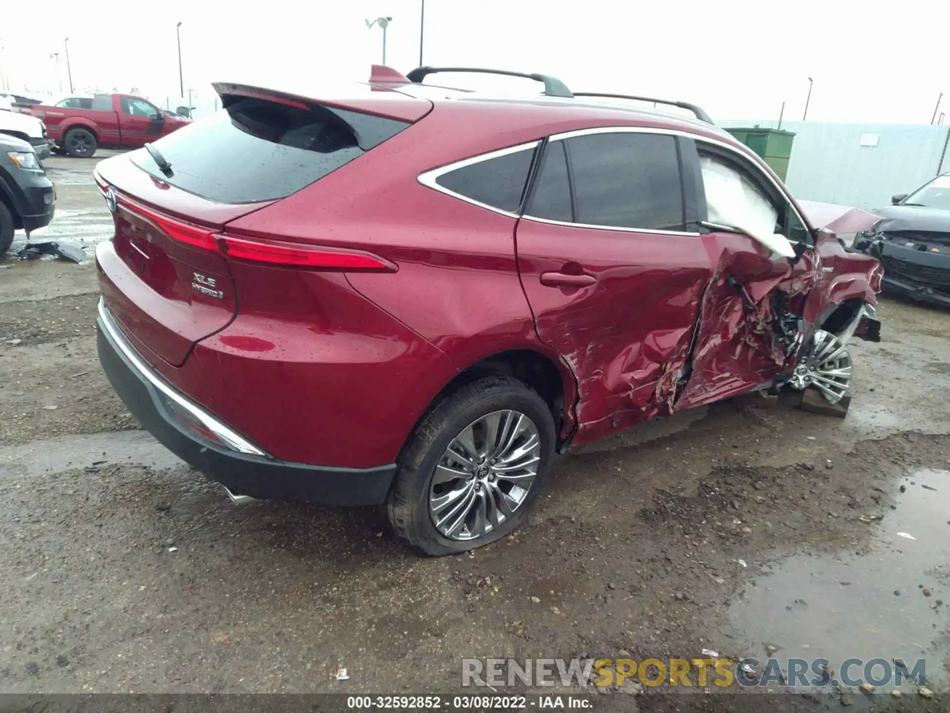 4 Photograph of a damaged car JTEAAAAH1MJ025626 TOYOTA VENZA 2021