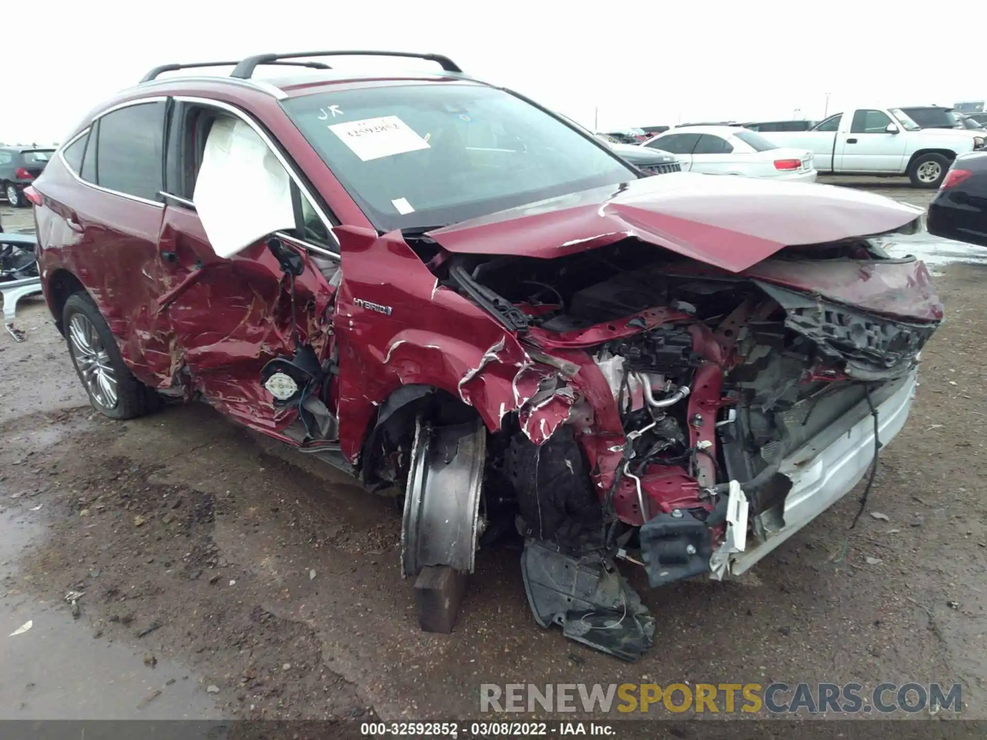 6 Photograph of a damaged car JTEAAAAH1MJ025626 TOYOTA VENZA 2021