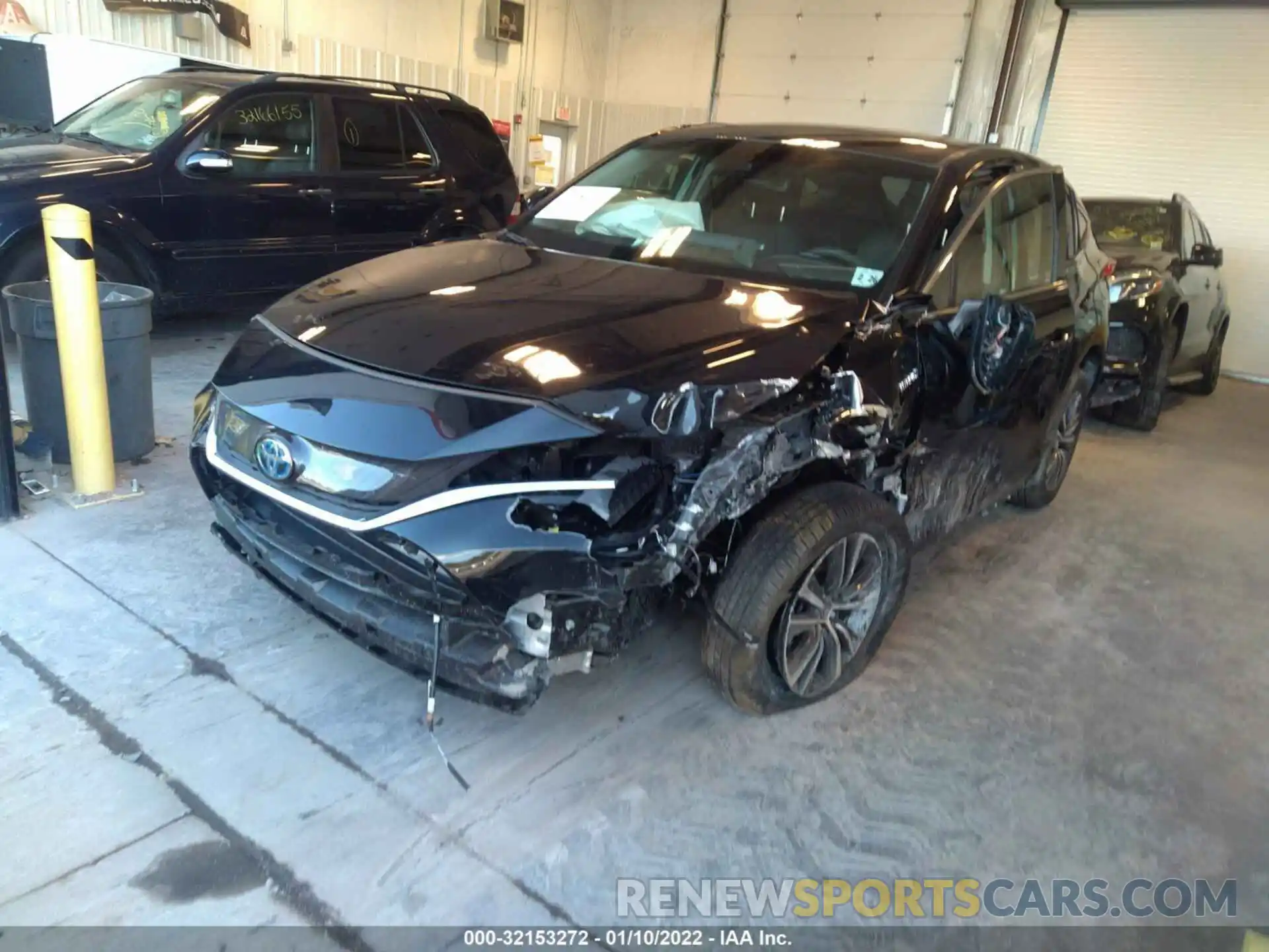 2 Photograph of a damaged car JTEAAAAH1MJ025738 TOYOTA VENZA 2021