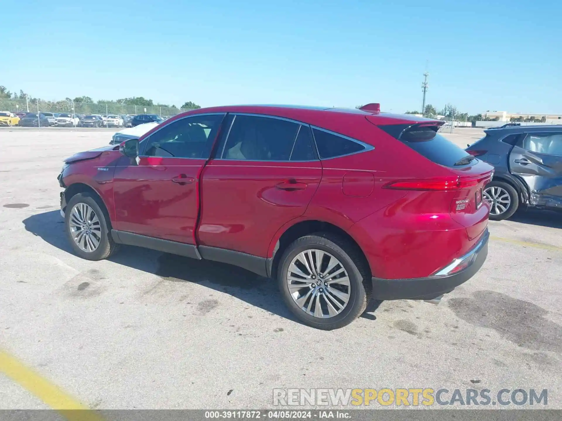 3 Photograph of a damaged car JTEAAAAH1MJ027974 TOYOTA VENZA 2021