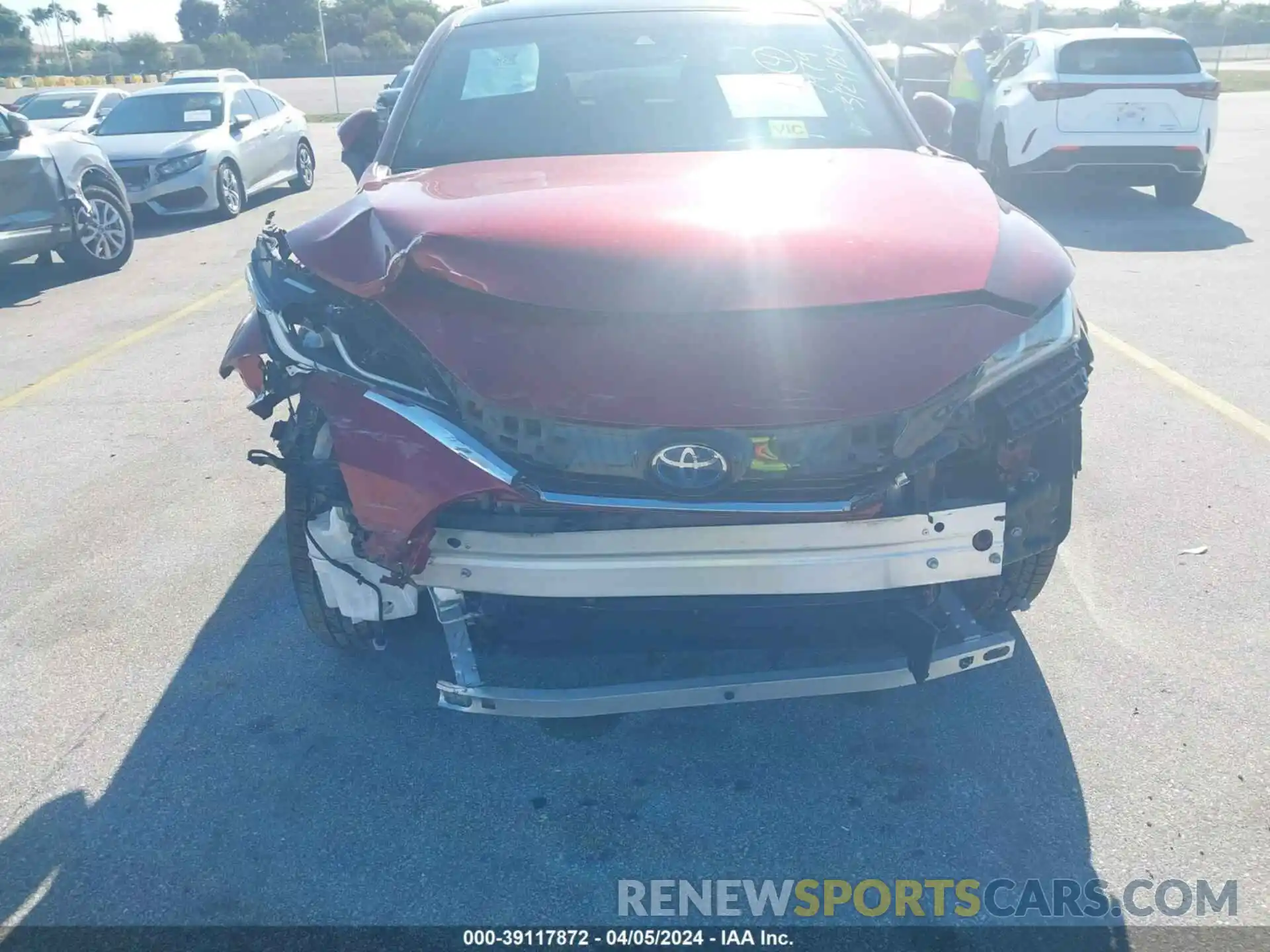 6 Photograph of a damaged car JTEAAAAH1MJ027974 TOYOTA VENZA 2021