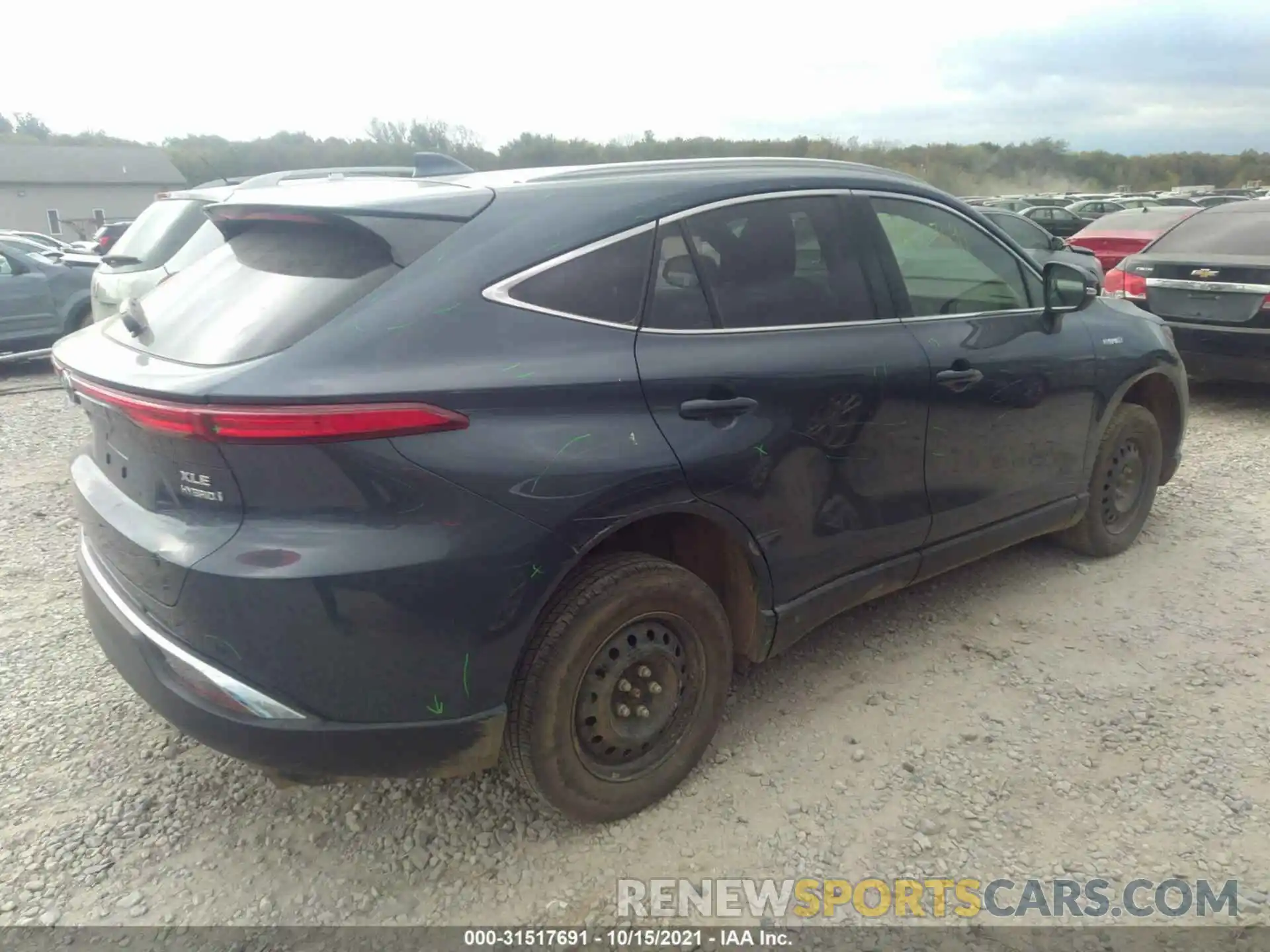 4 Photograph of a damaged car JTEAAAAH1MJ029918 TOYOTA VENZA 2021