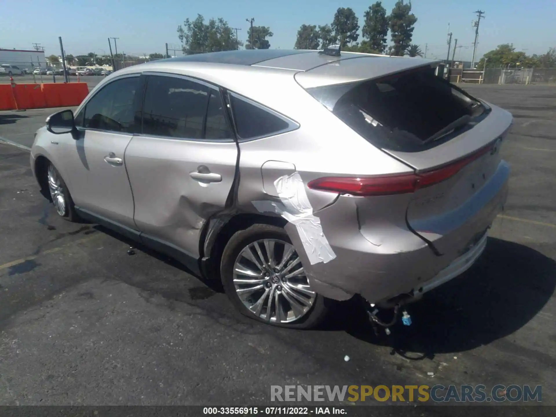 3 Photograph of a damaged car JTEAAAAH1MJ031216 TOYOTA VENZA 2021