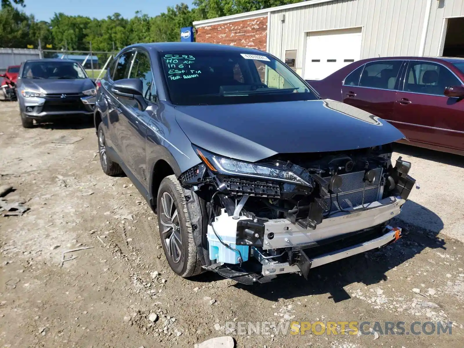 1 Photograph of a damaged car JTEAAAAH1MJ032950 TOYOTA VENZA 2021