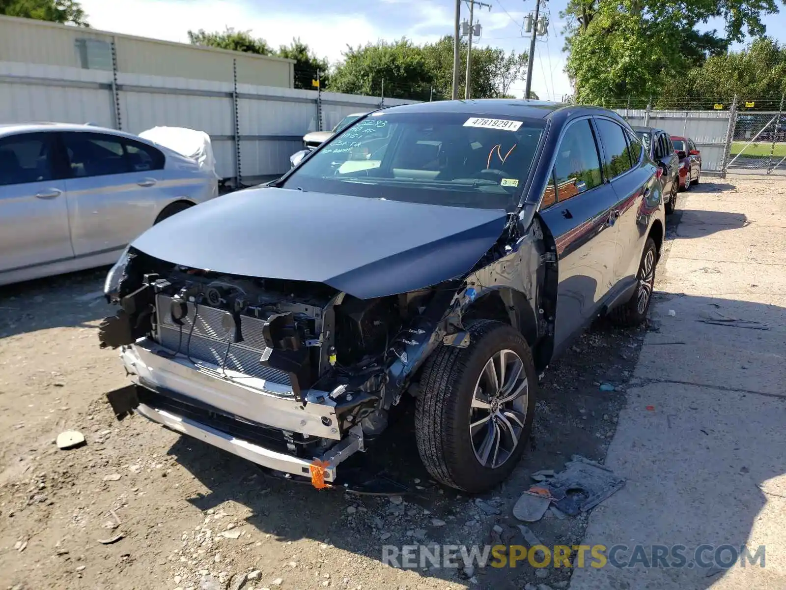 2 Photograph of a damaged car JTEAAAAH1MJ032950 TOYOTA VENZA 2021