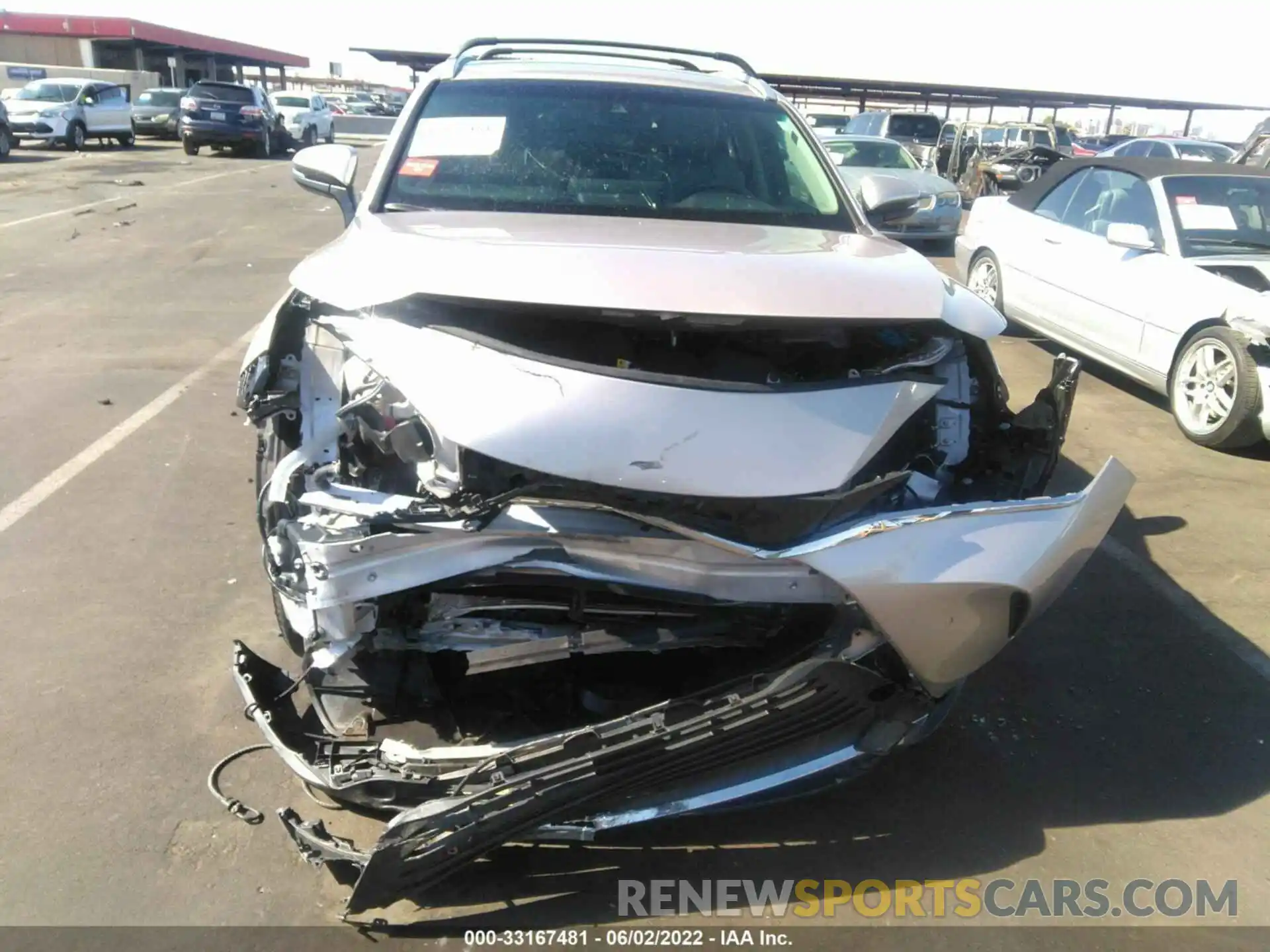 6 Photograph of a damaged car JTEAAAAH1MJ034603 TOYOTA VENZA 2021