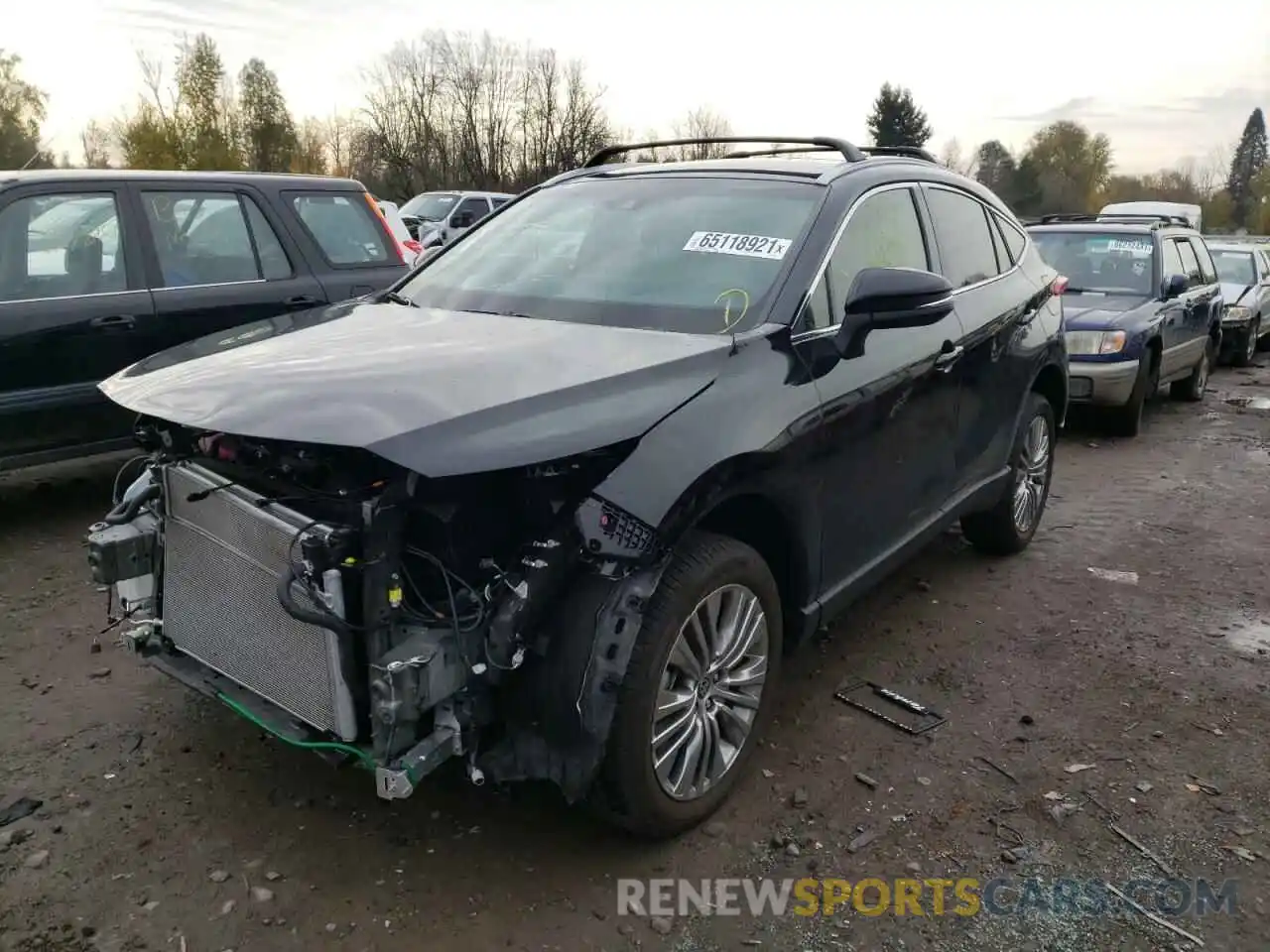 2 Photograph of a damaged car JTEAAAAH1MJ035427 TOYOTA VENZA 2021