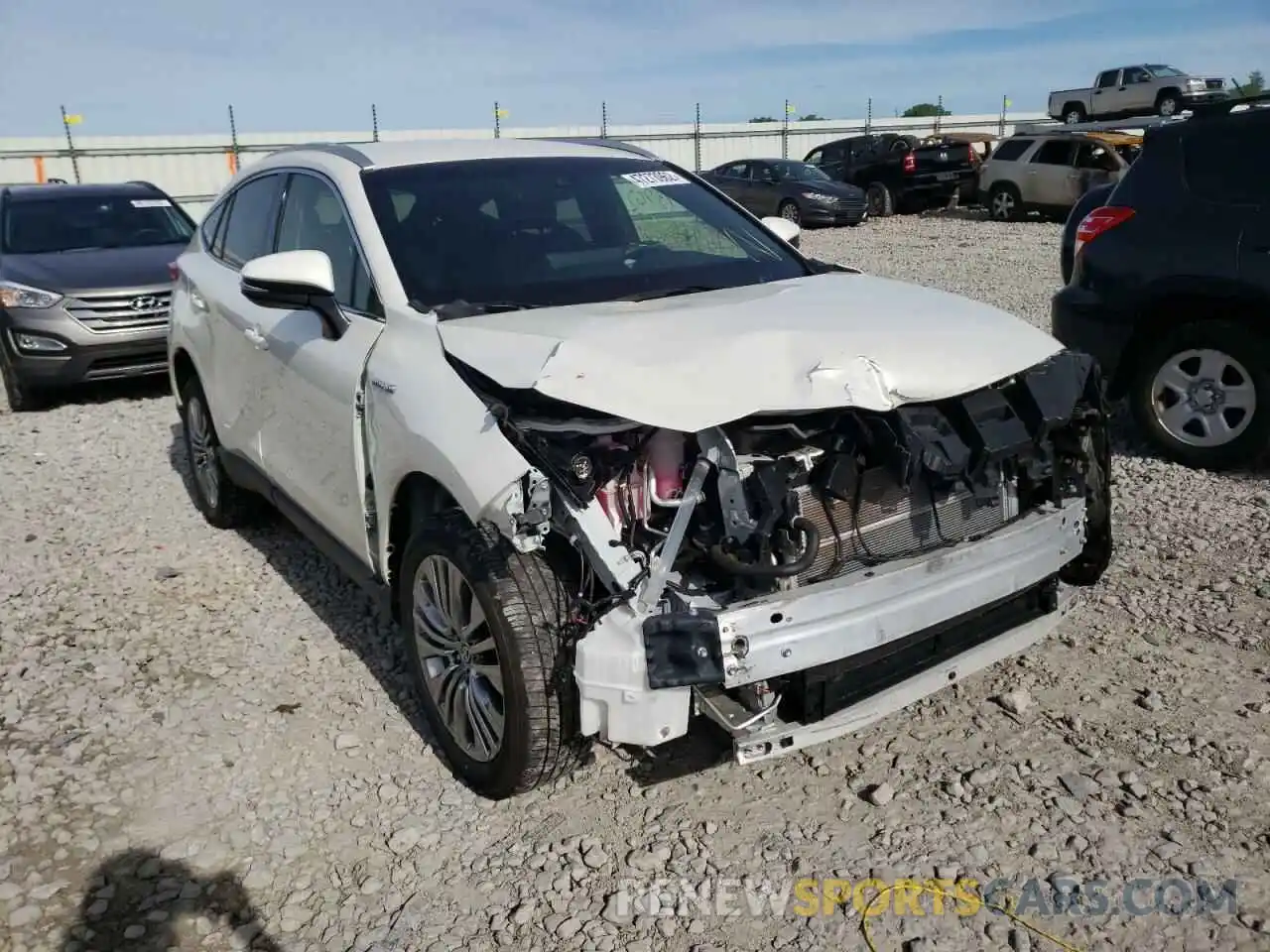 1 Photograph of a damaged car JTEAAAAH1MJ036464 TOYOTA VENZA 2021