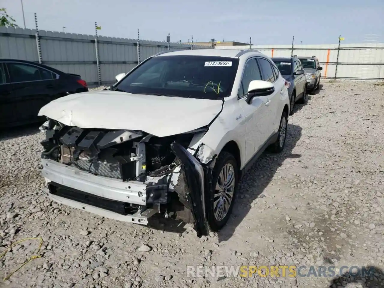 2 Photograph of a damaged car JTEAAAAH1MJ036464 TOYOTA VENZA 2021