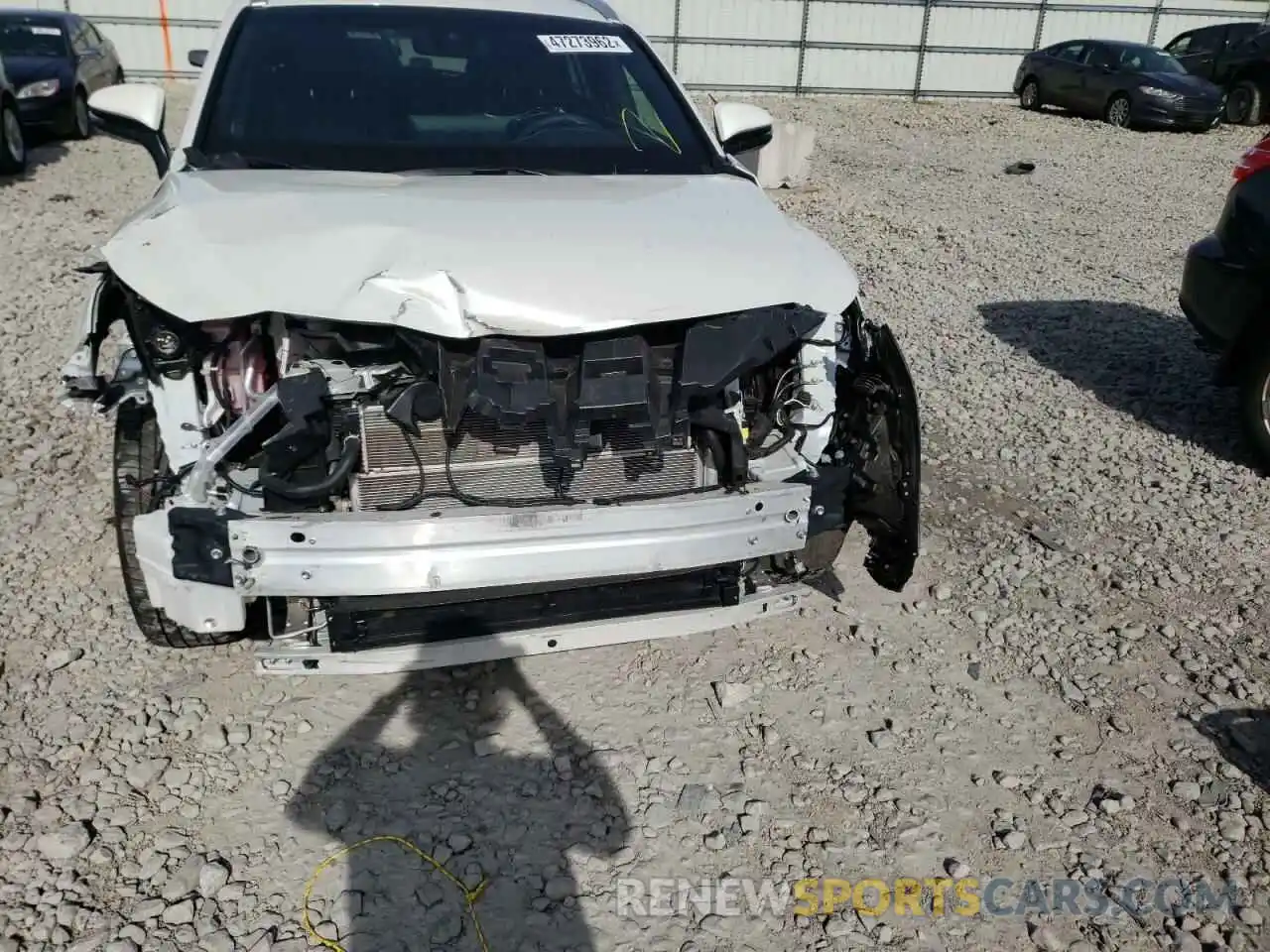 9 Photograph of a damaged car JTEAAAAH1MJ036464 TOYOTA VENZA 2021