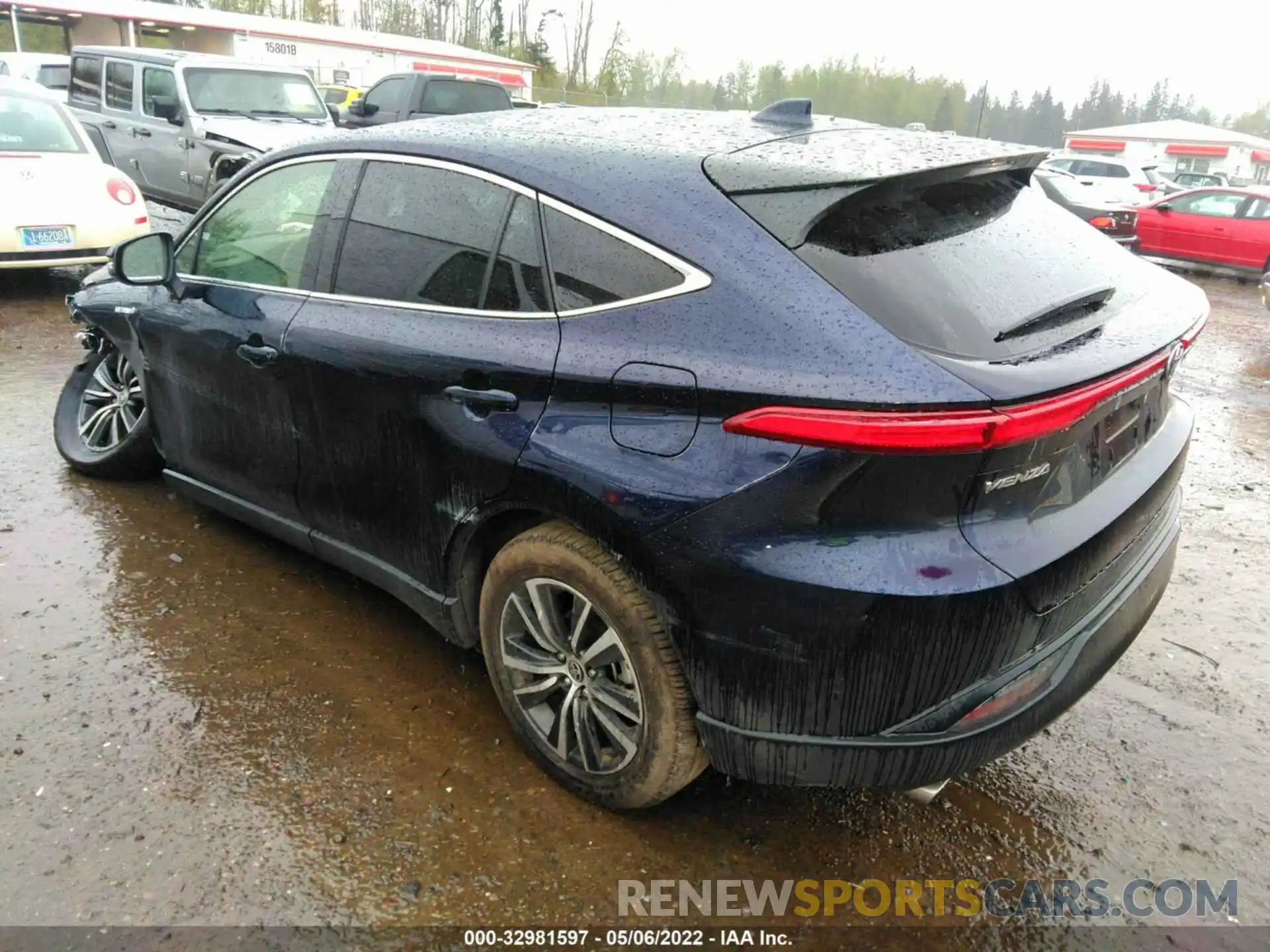 3 Photograph of a damaged car JTEAAAAH1MJ037176 TOYOTA VENZA 2021