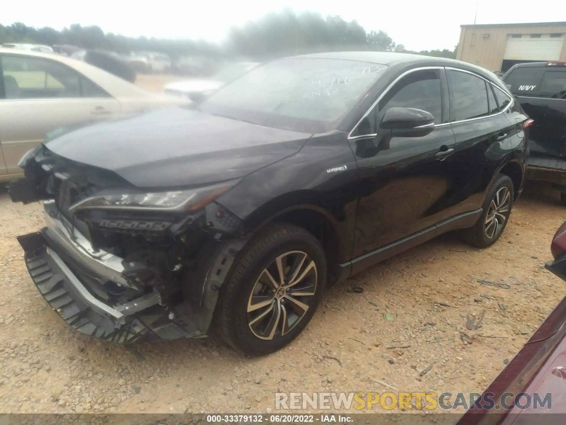 2 Photograph of a damaged car JTEAAAAH1MJ042300 TOYOTA VENZA 2021