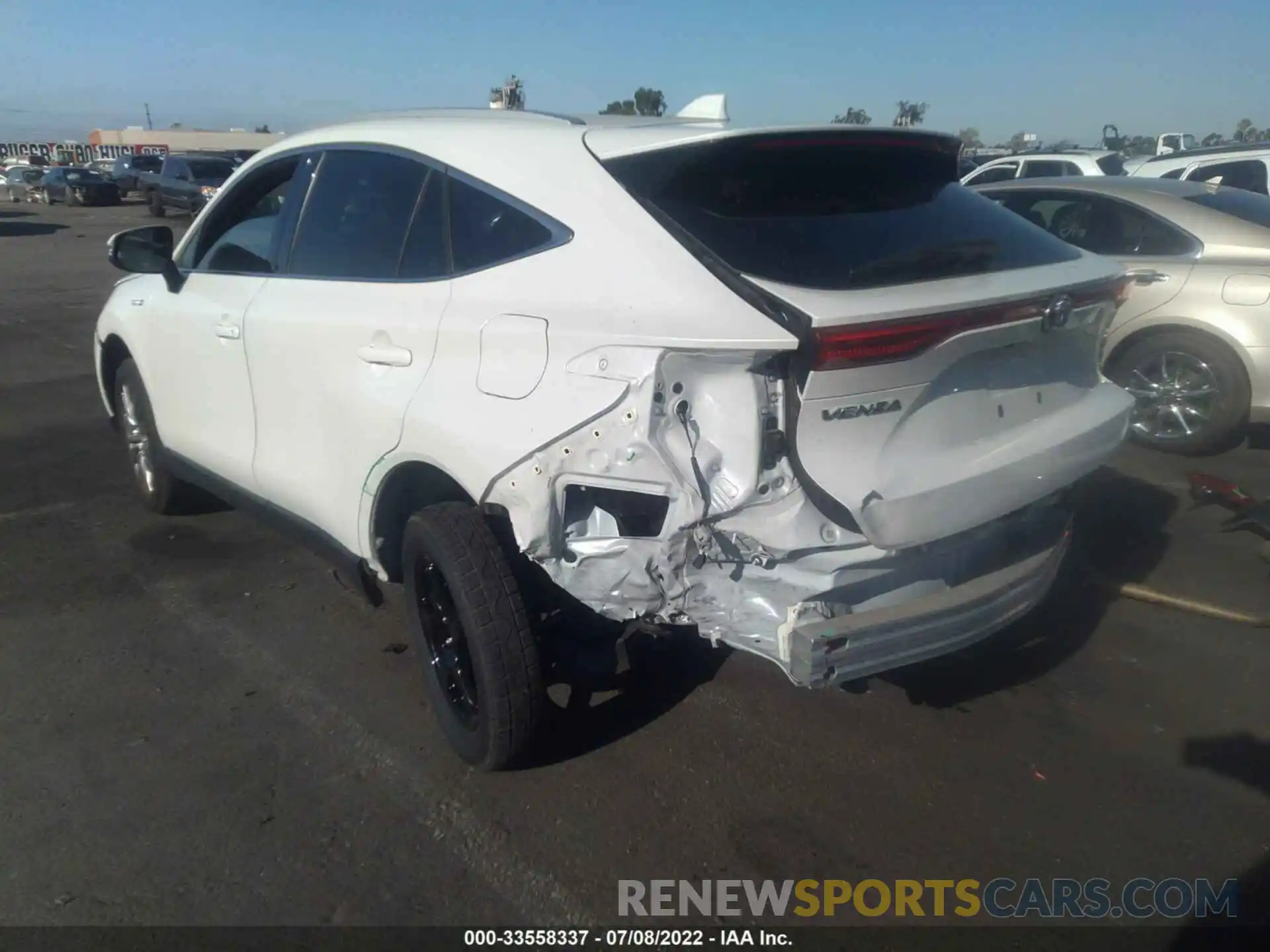 3 Photograph of a damaged car JTEAAAAH1MJ042944 TOYOTA VENZA 2021