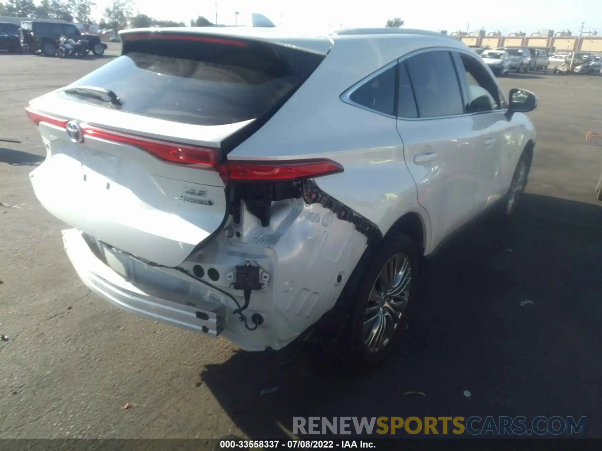 4 Photograph of a damaged car JTEAAAAH1MJ042944 TOYOTA VENZA 2021