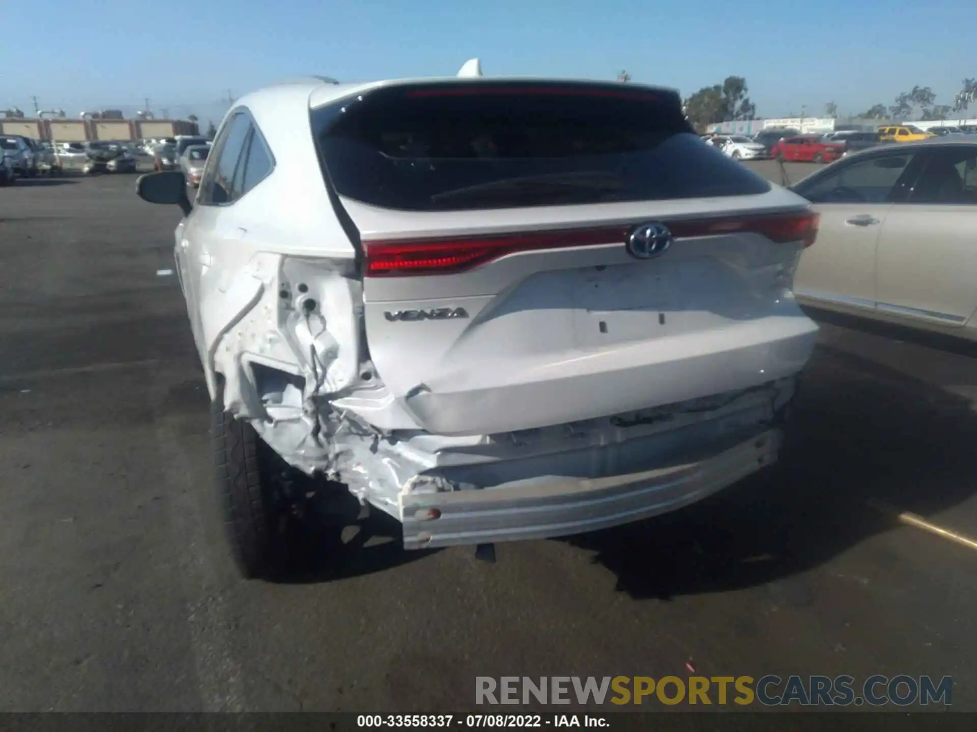 6 Photograph of a damaged car JTEAAAAH1MJ042944 TOYOTA VENZA 2021