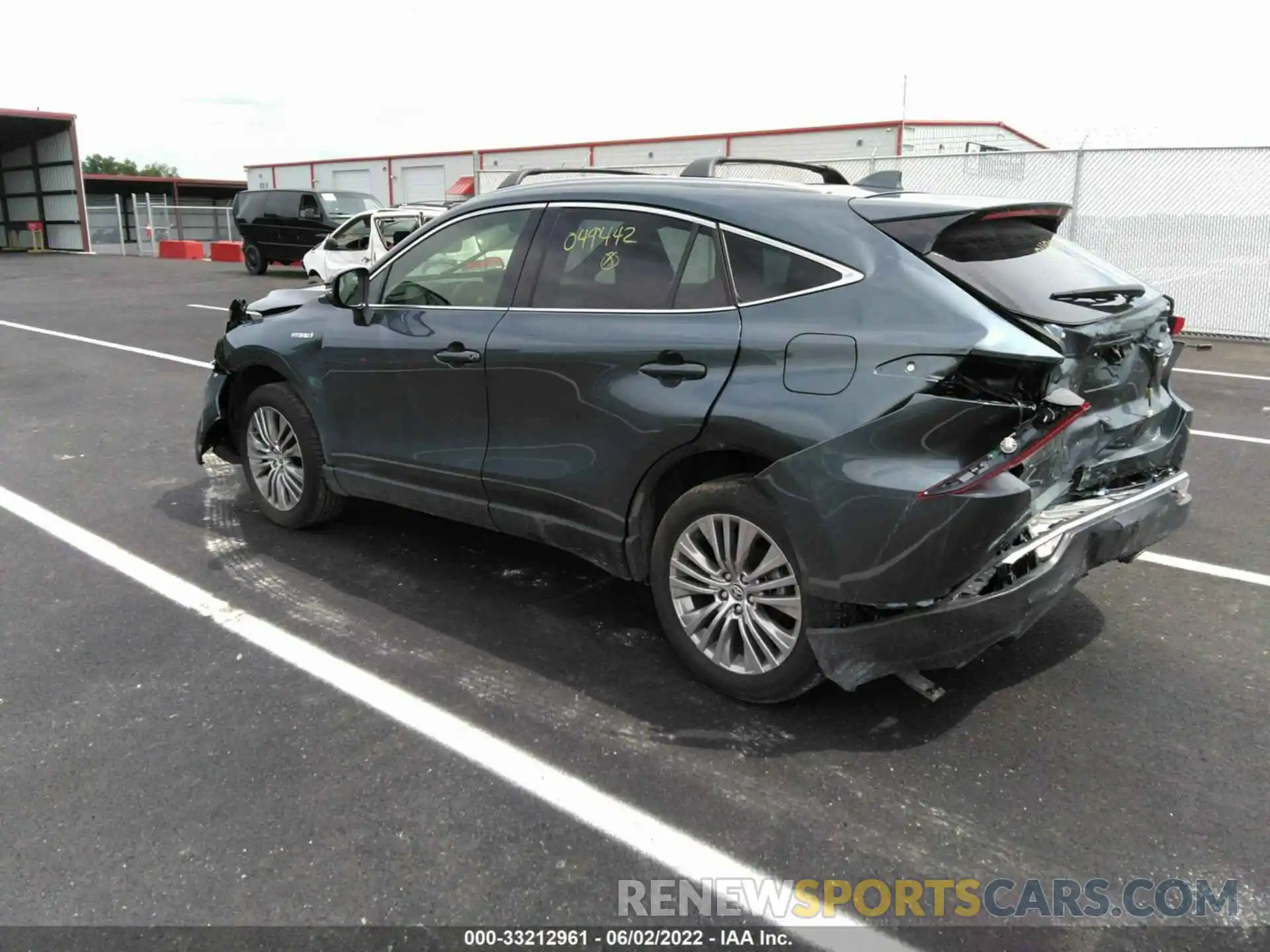 2 Photograph of a damaged car JTEAAAAH1MJ049442 TOYOTA VENZA 2021