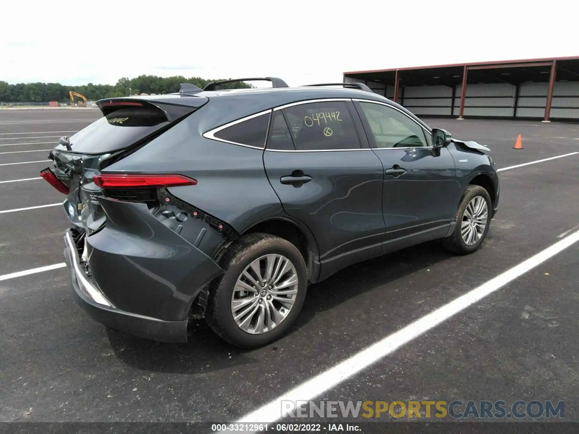 3 Photograph of a damaged car JTEAAAAH1MJ049442 TOYOTA VENZA 2021