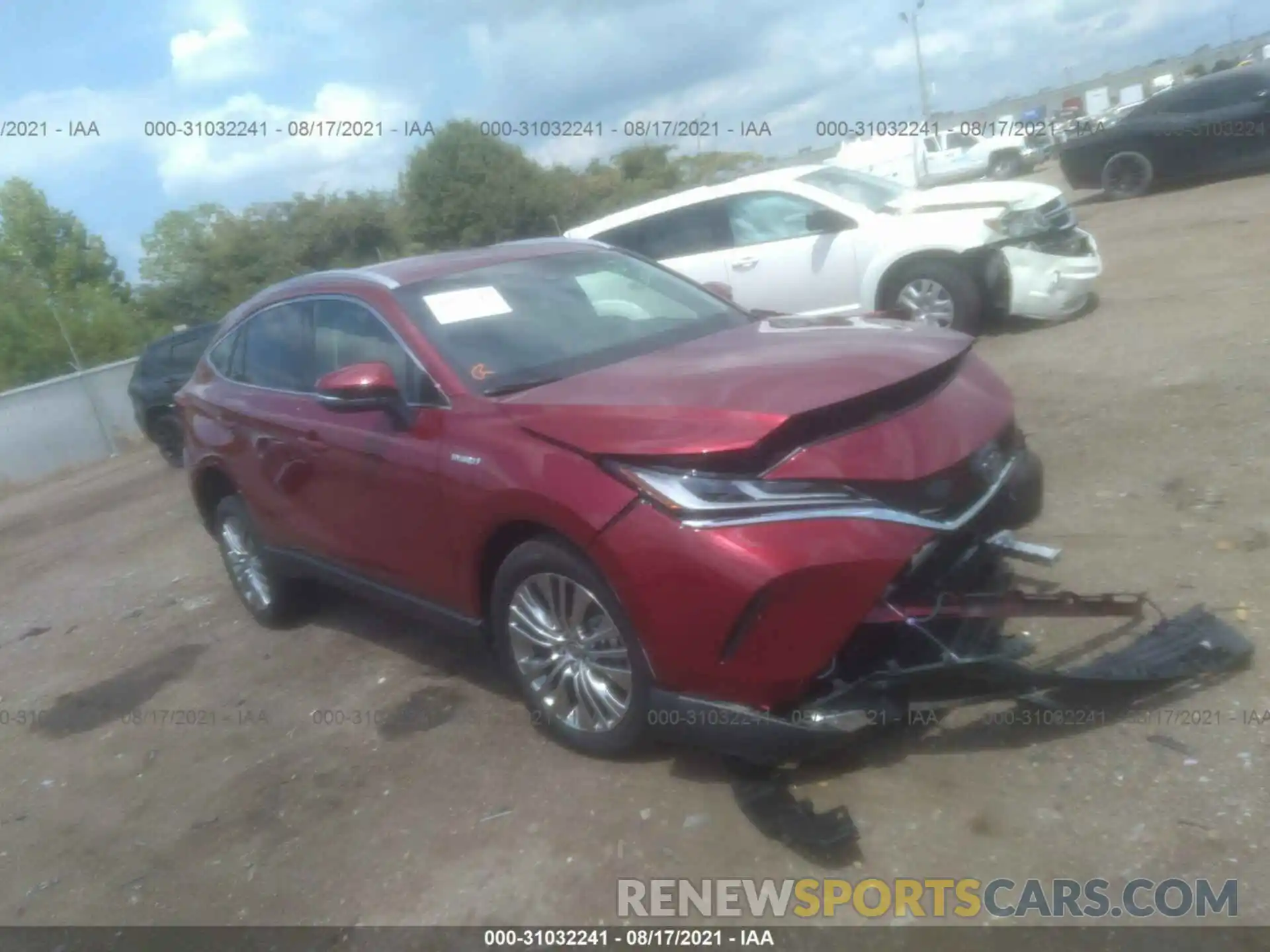 1 Photograph of a damaged car JTEAAAAH1MJ051207 TOYOTA VENZA 2021