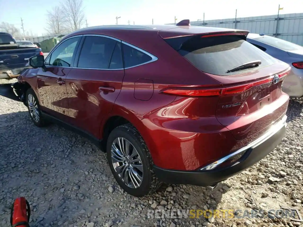 3 Photograph of a damaged car JTEAAAAH1MJ053104 TOYOTA VENZA 2021