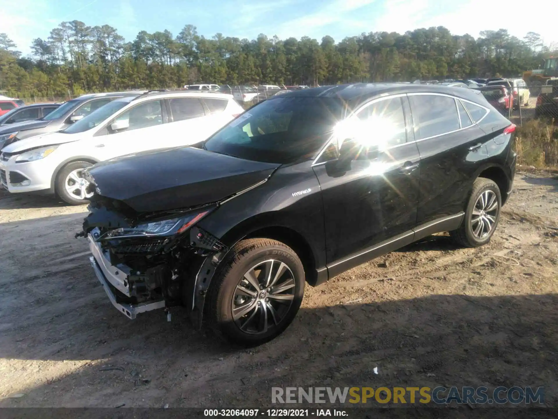 2 Photograph of a damaged car JTEAAAAH1MJ054267 TOYOTA VENZA 2021