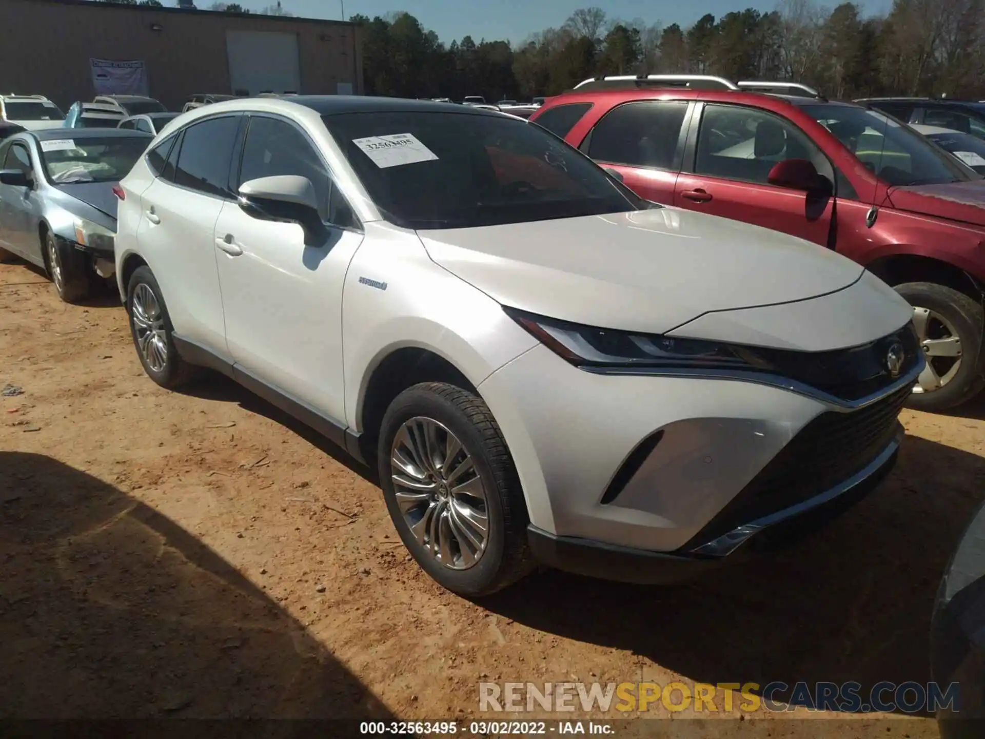 1 Photograph of a damaged car JTEAAAAH1MJ055208 TOYOTA VENZA 2021