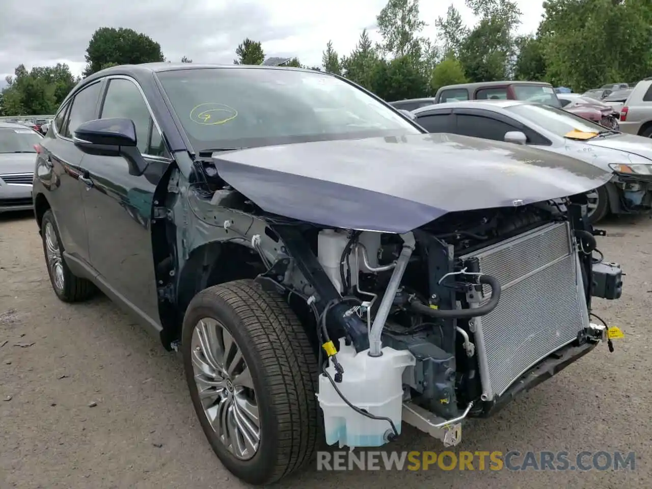 1 Photograph of a damaged car JTEAAAAH1MJ057511 TOYOTA VENZA 2021