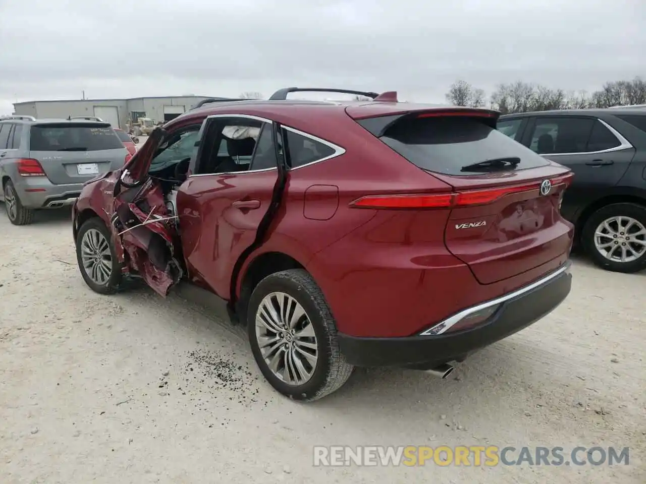 3 Photograph of a damaged car JTEAAAAH1MJ060179 TOYOTA VENZA 2021