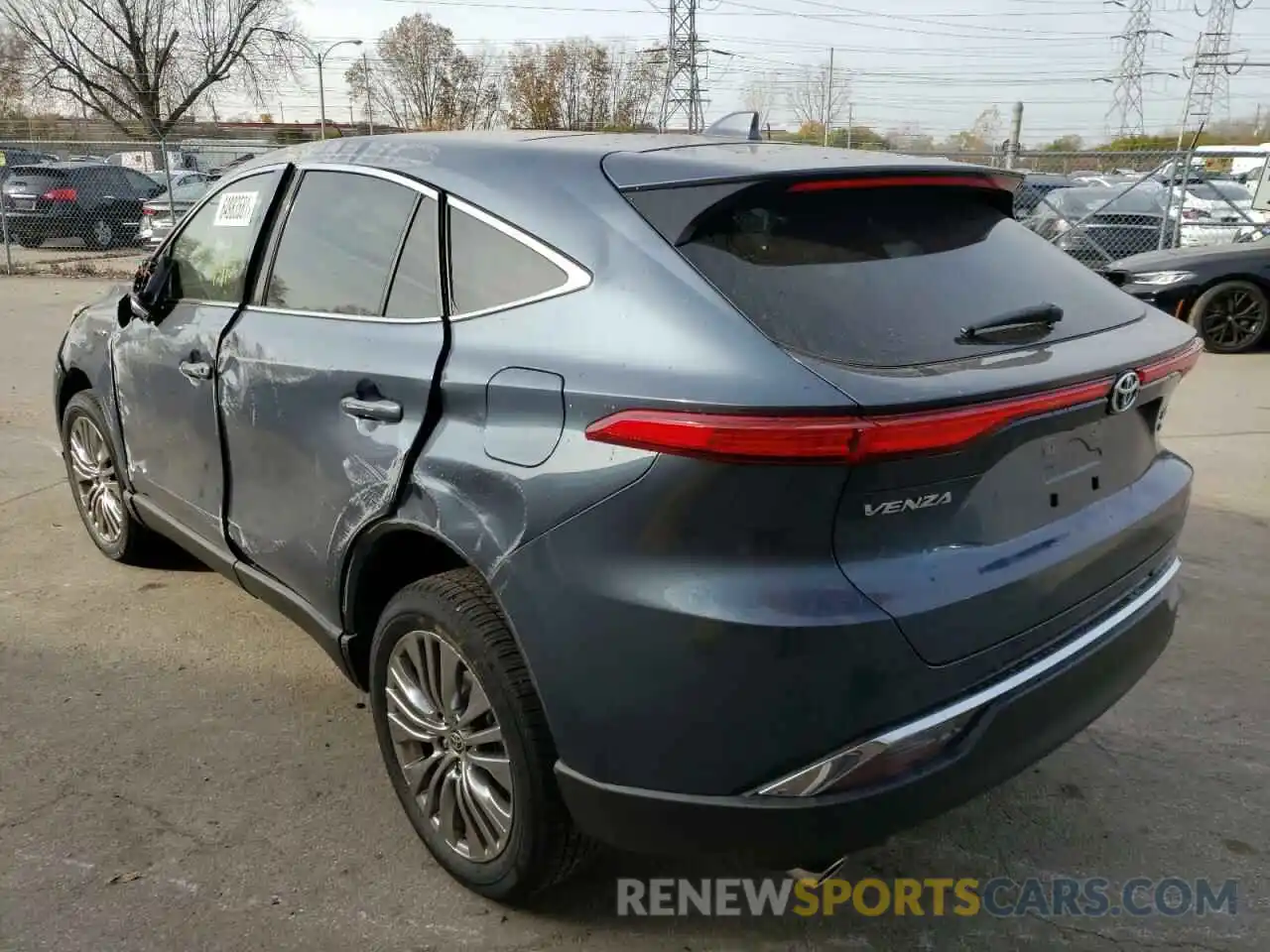 3 Photograph of a damaged car JTEAAAAH1MJ069819 TOYOTA VENZA 2021