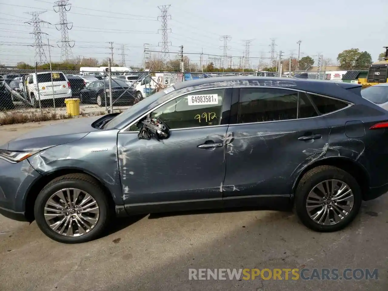 9 Photograph of a damaged car JTEAAAAH1MJ069819 TOYOTA VENZA 2021