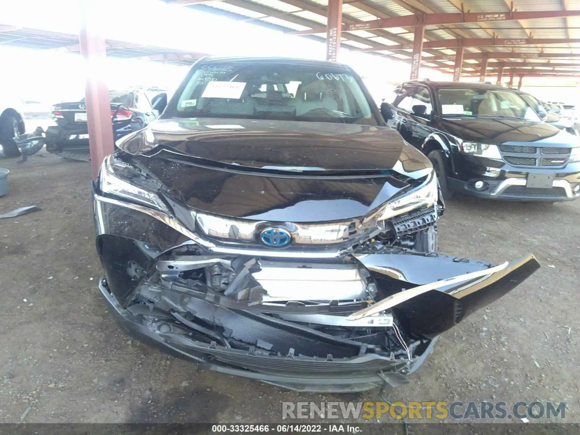 6 Photograph of a damaged car JTEAAAAH1MJ078035 TOYOTA VENZA 2021