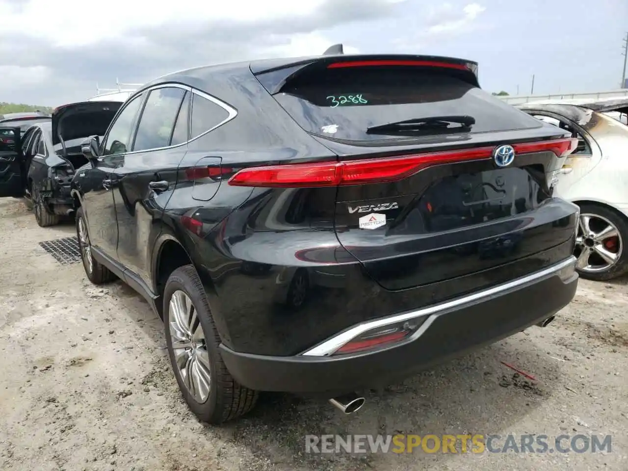 3 Photograph of a damaged car JTEAAAAH1MJ082764 TOYOTA VENZA 2021