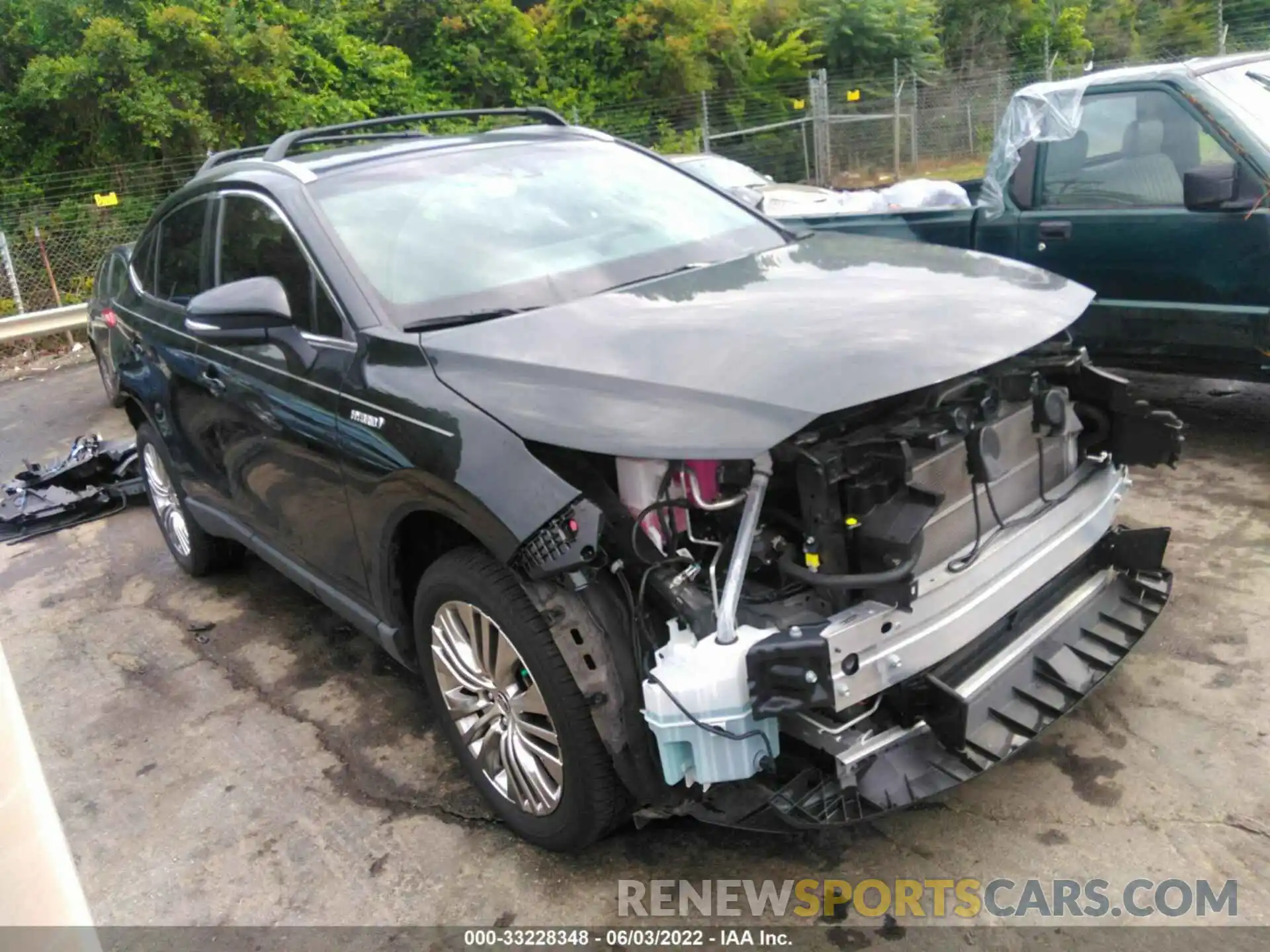 1 Photograph of a damaged car JTEAAAAH2MJ001089 TOYOTA VENZA 2021