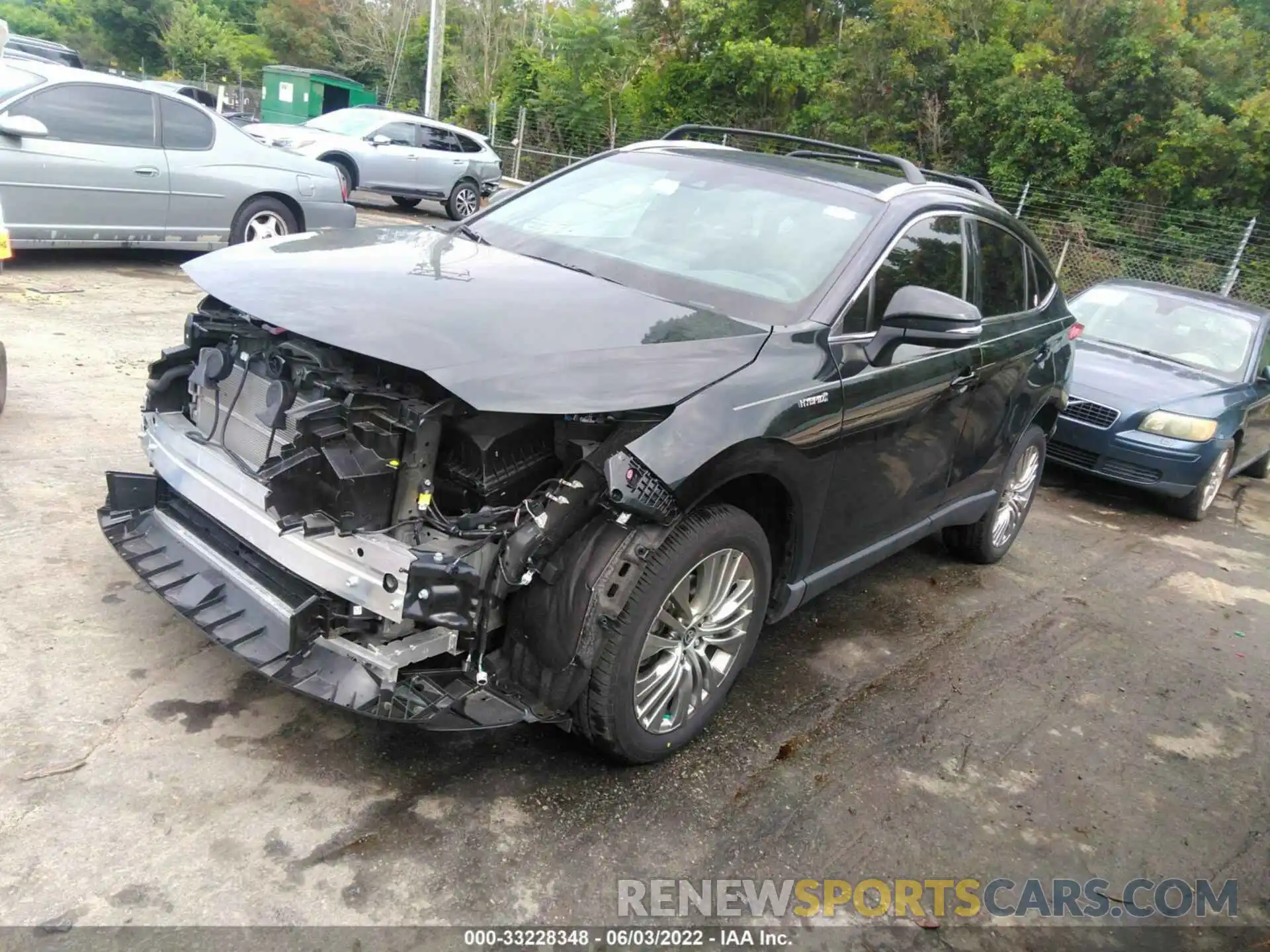 2 Photograph of a damaged car JTEAAAAH2MJ001089 TOYOTA VENZA 2021