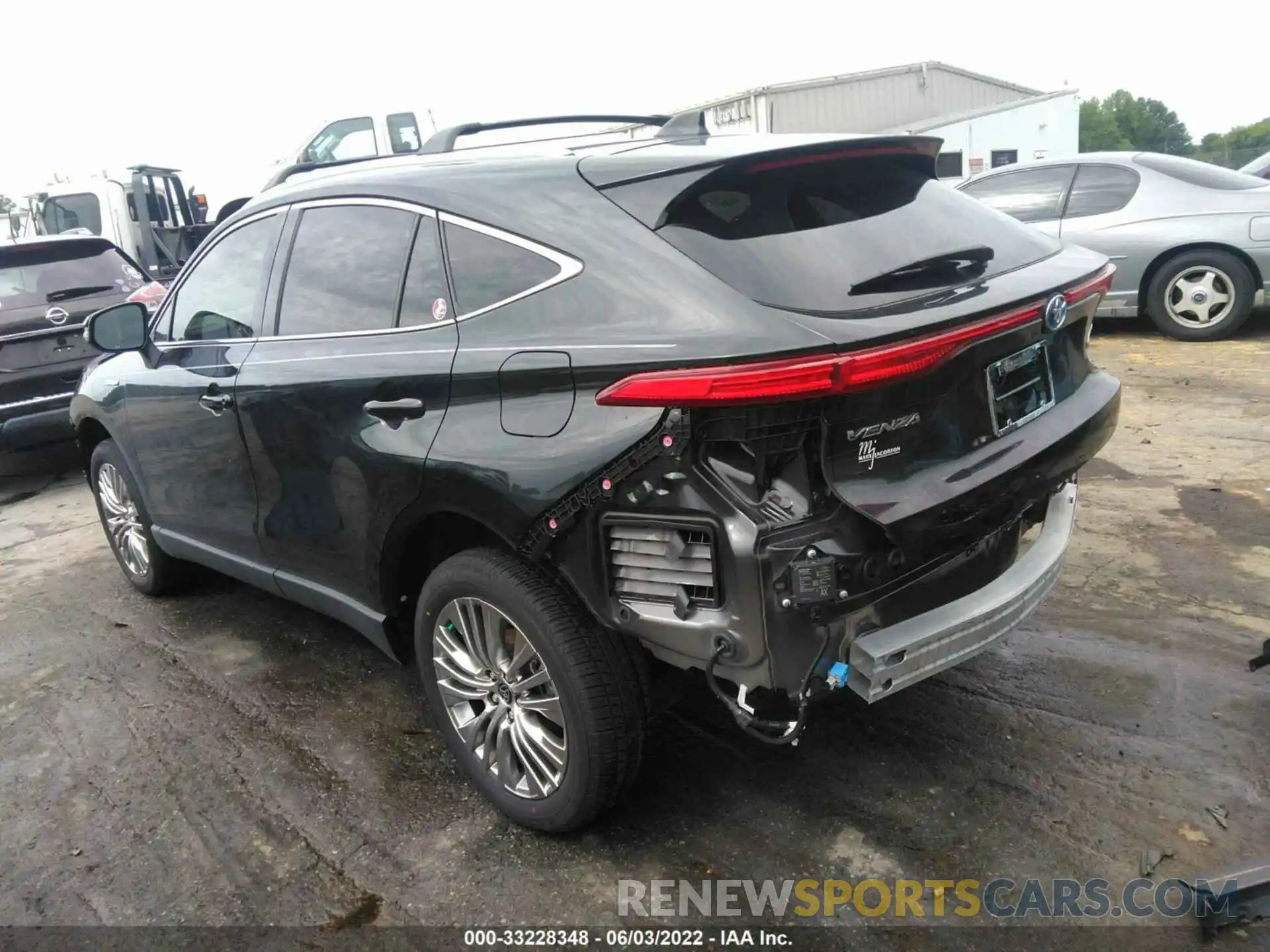 3 Photograph of a damaged car JTEAAAAH2MJ001089 TOYOTA VENZA 2021