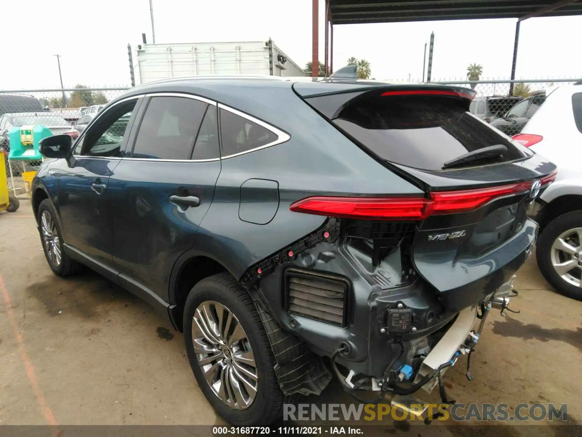 3 Фотография поврежденного автомобиля JTEAAAAH2MJ004980 TOYOTA VENZA 2021