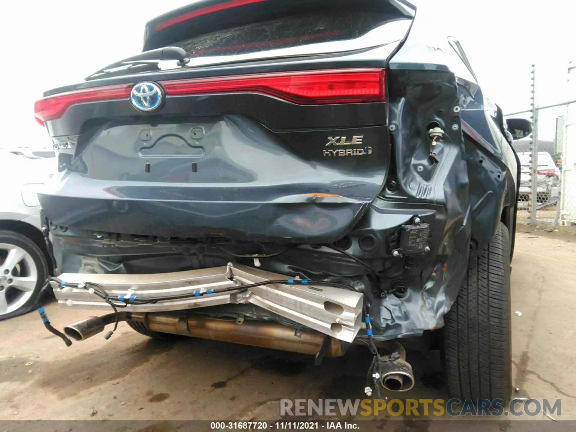 6 Photograph of a damaged car JTEAAAAH2MJ004980 TOYOTA VENZA 2021