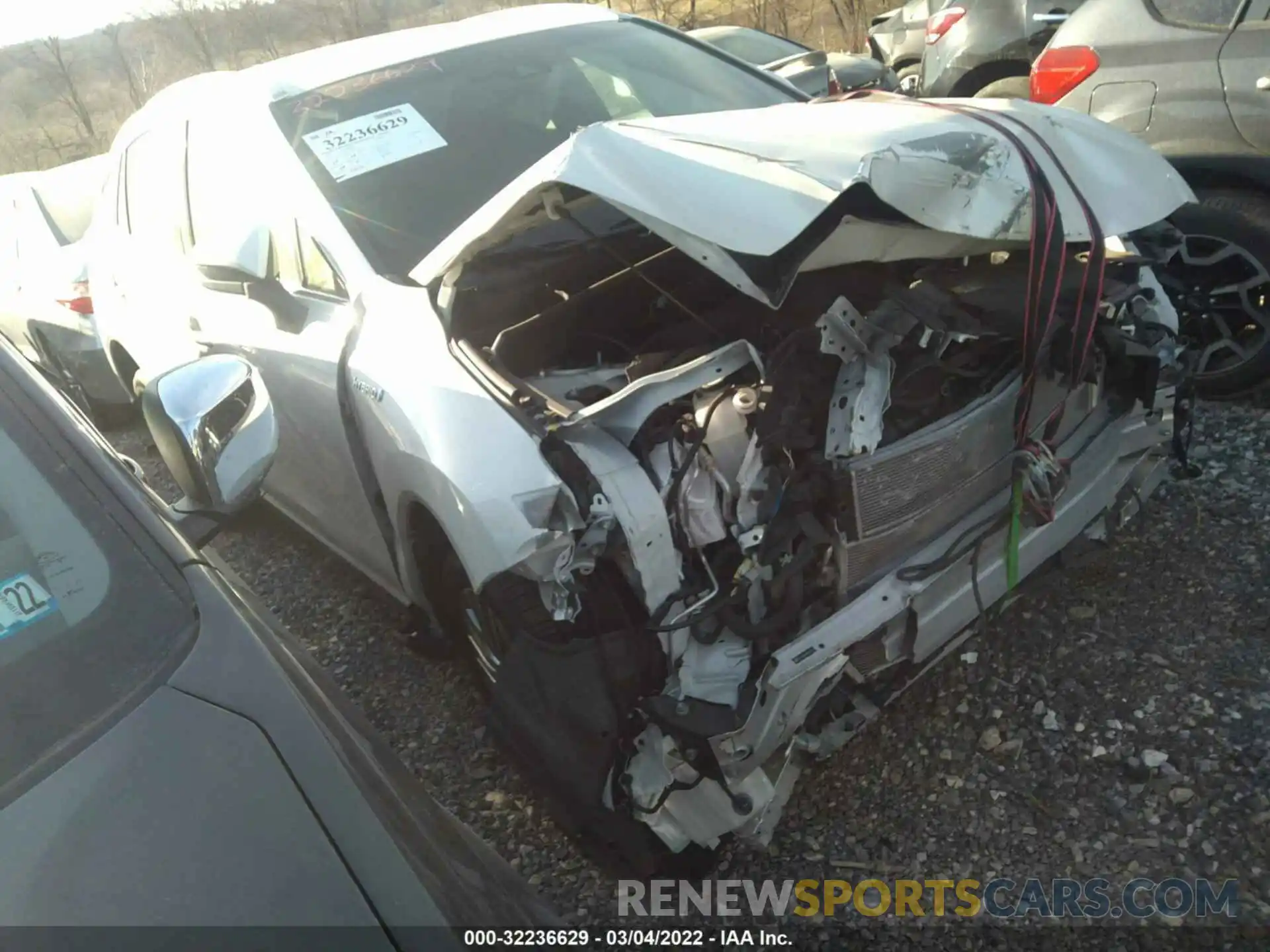 1 Photograph of a damaged car JTEAAAAH2MJ005661 TOYOTA VENZA 2021