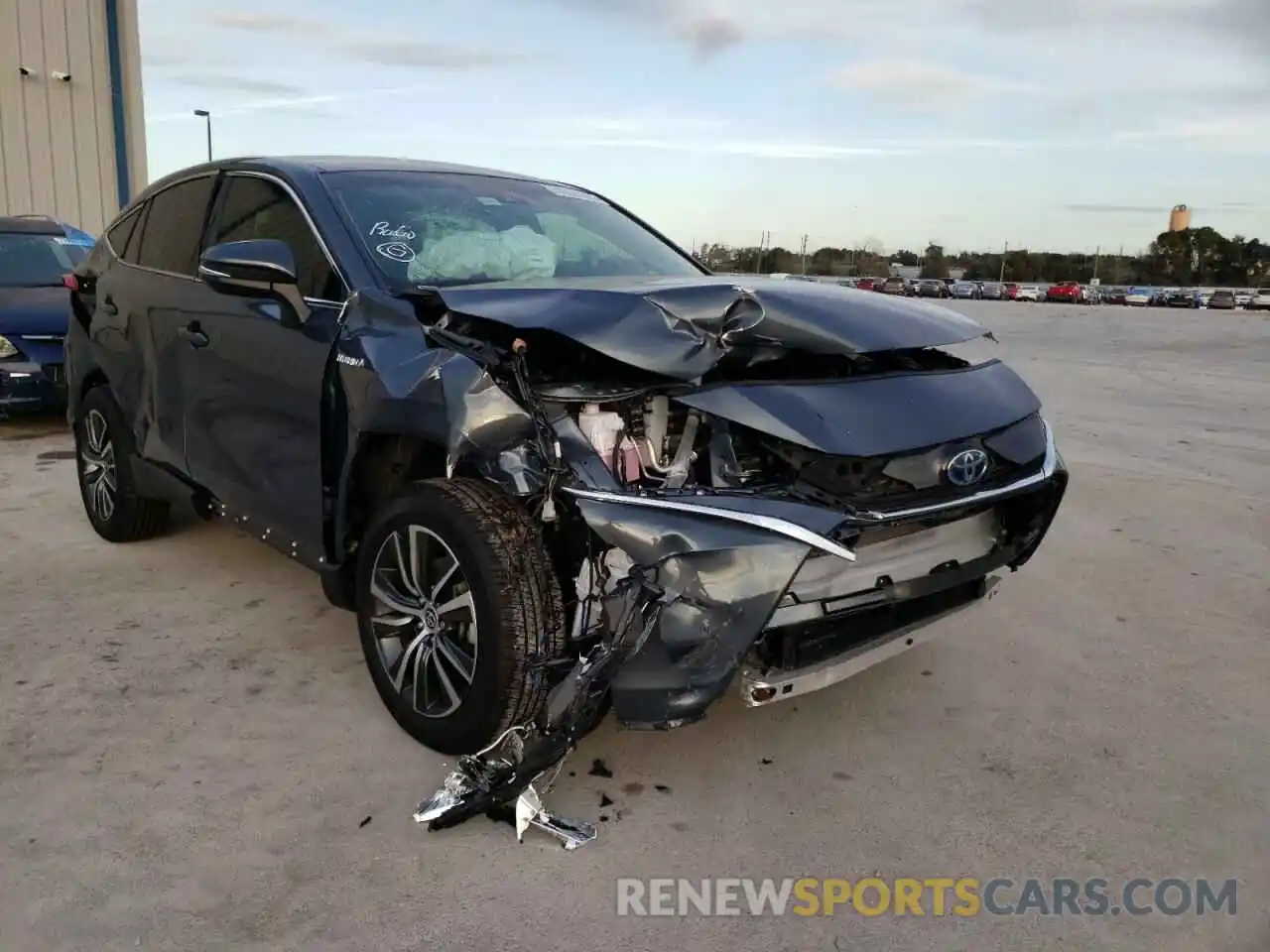 1 Photograph of a damaged car JTEAAAAH2MJ010794 TOYOTA VENZA 2021