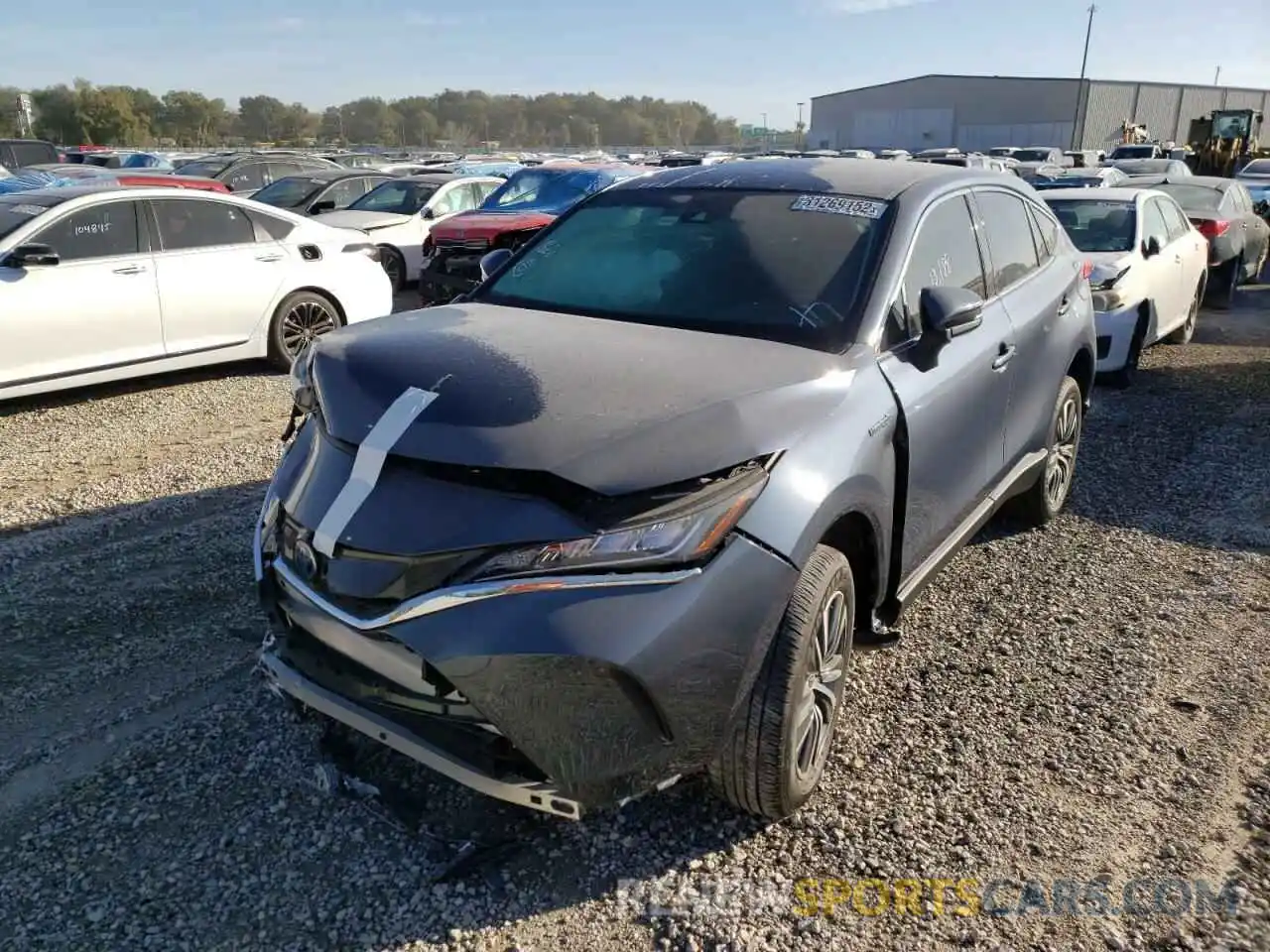 2 Photograph of a damaged car JTEAAAAH2MJ010794 TOYOTA VENZA 2021